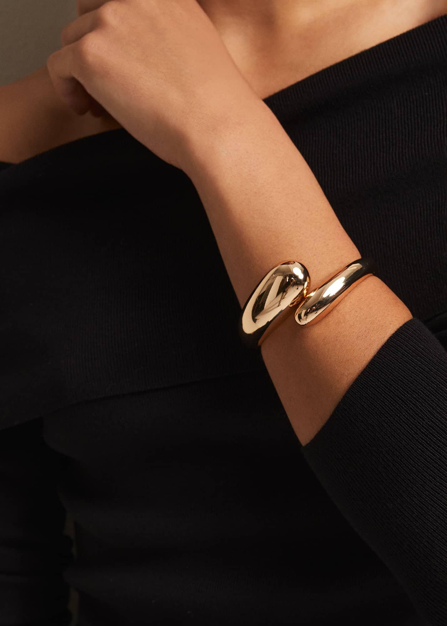 Curved Bangle Bracelet