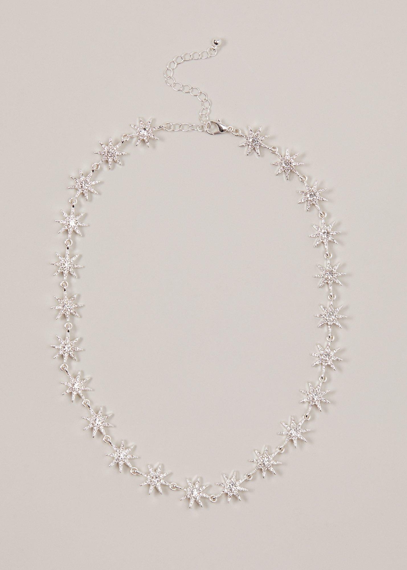 Silver Plated Star Necklace