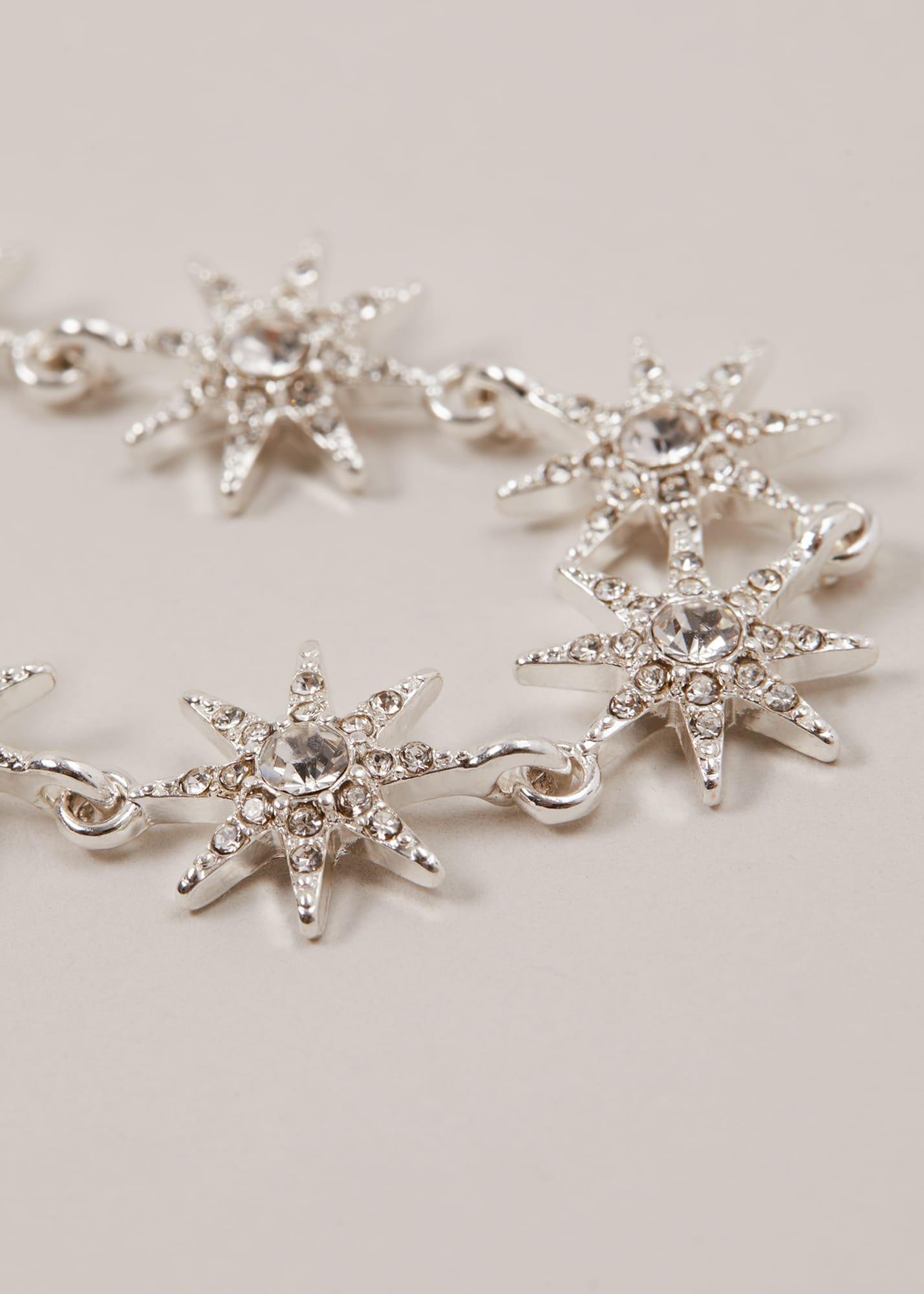 Silver Plated Star Bracelet