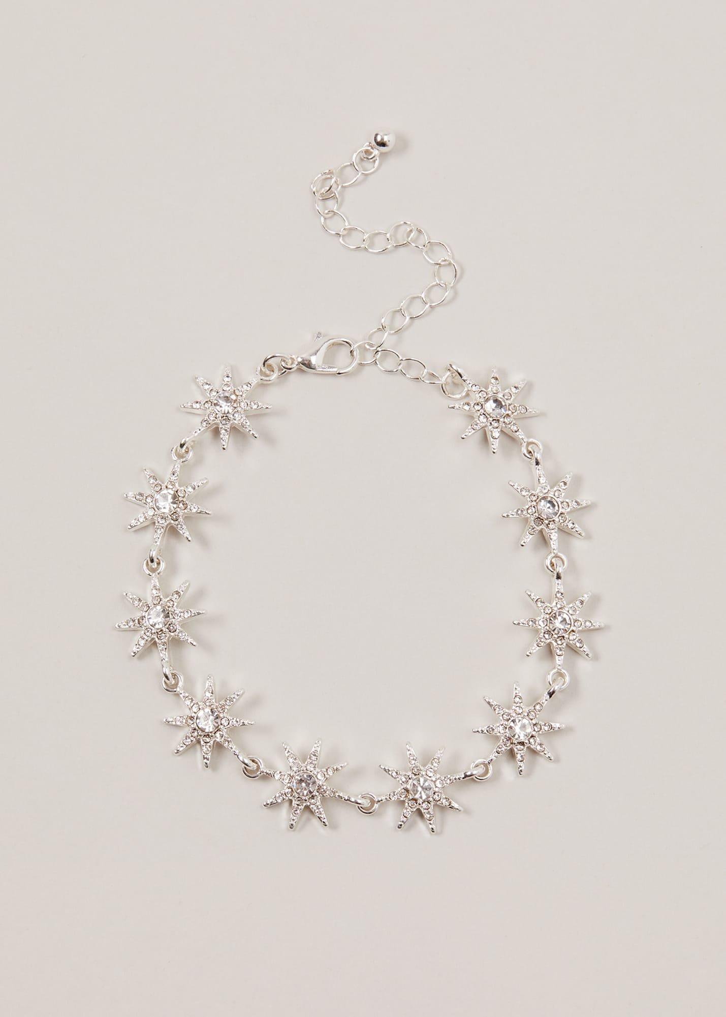 Silver Plated Star Bracelet