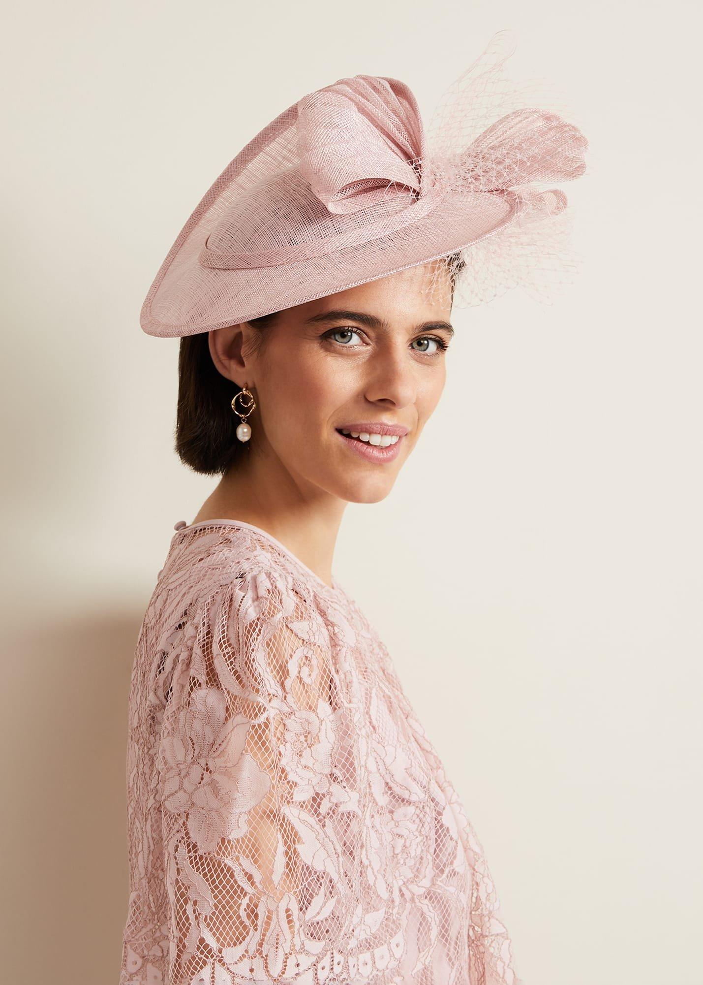Bow Twist Back Disc Fascinator