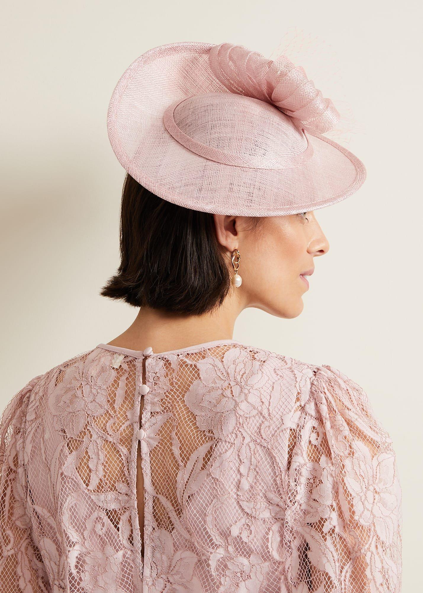 Bow Twist Back Disc Fascinator