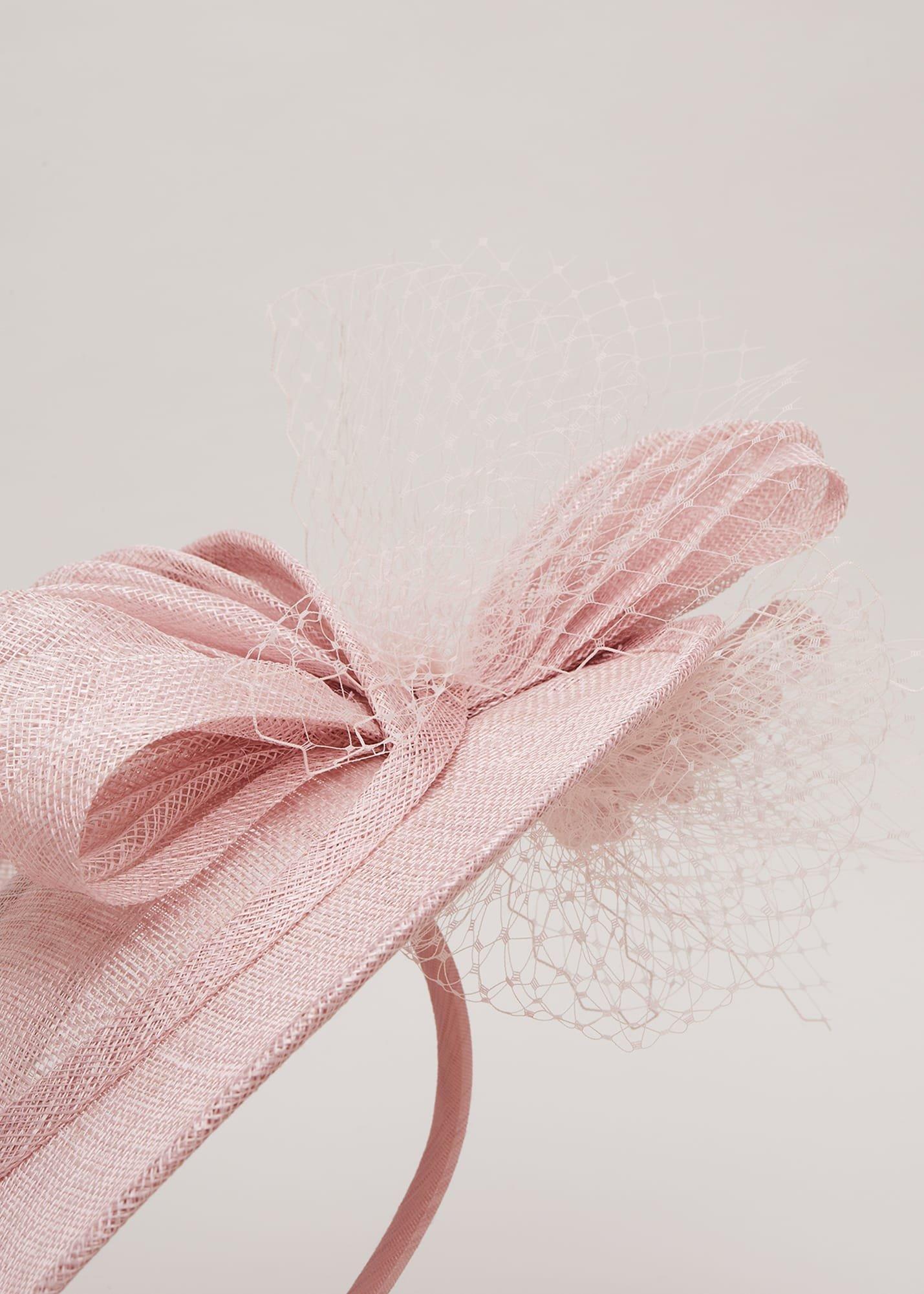 Bow Twist Back Disc Fascinator