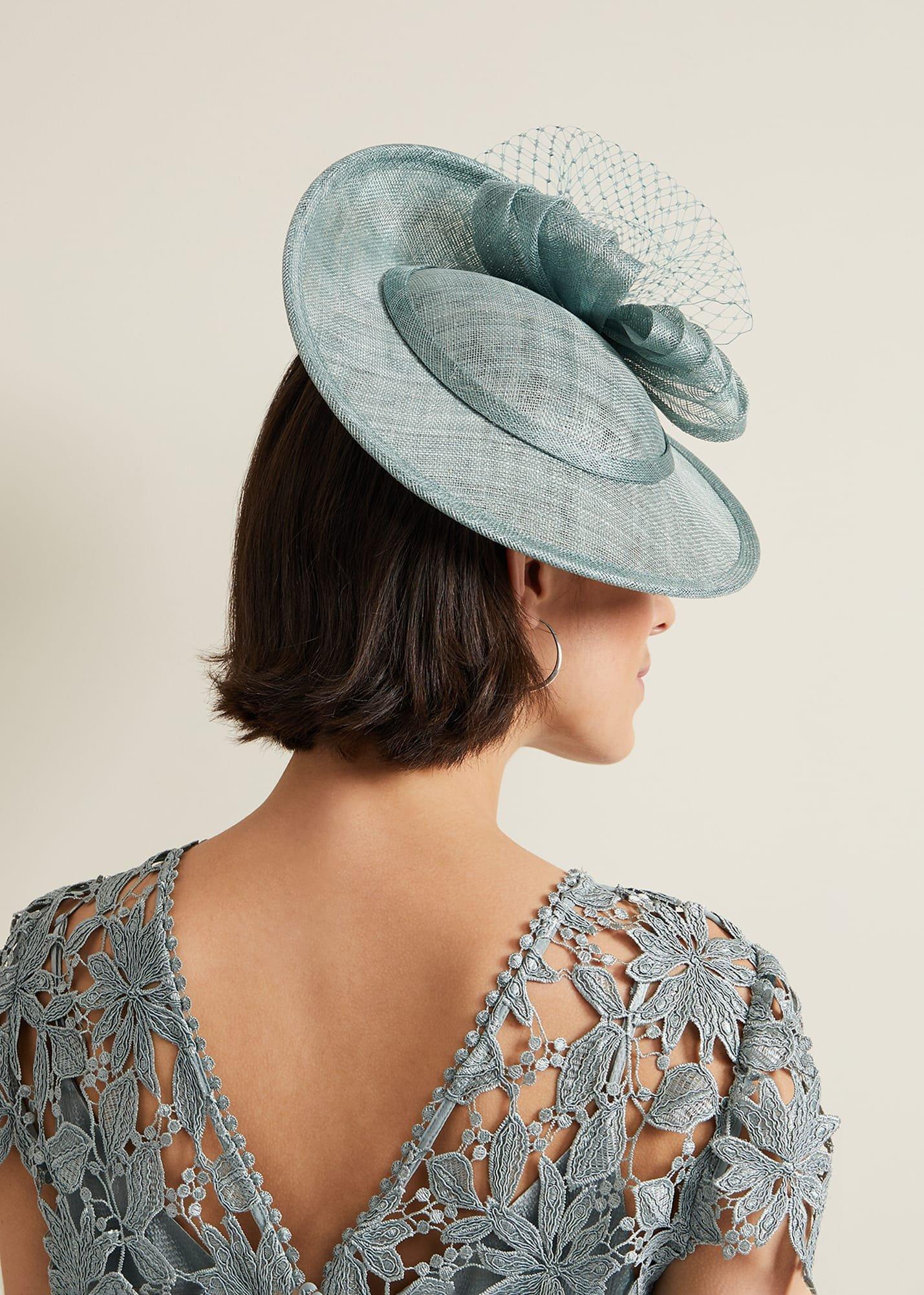 Bow Twist Back Disc Fascinator