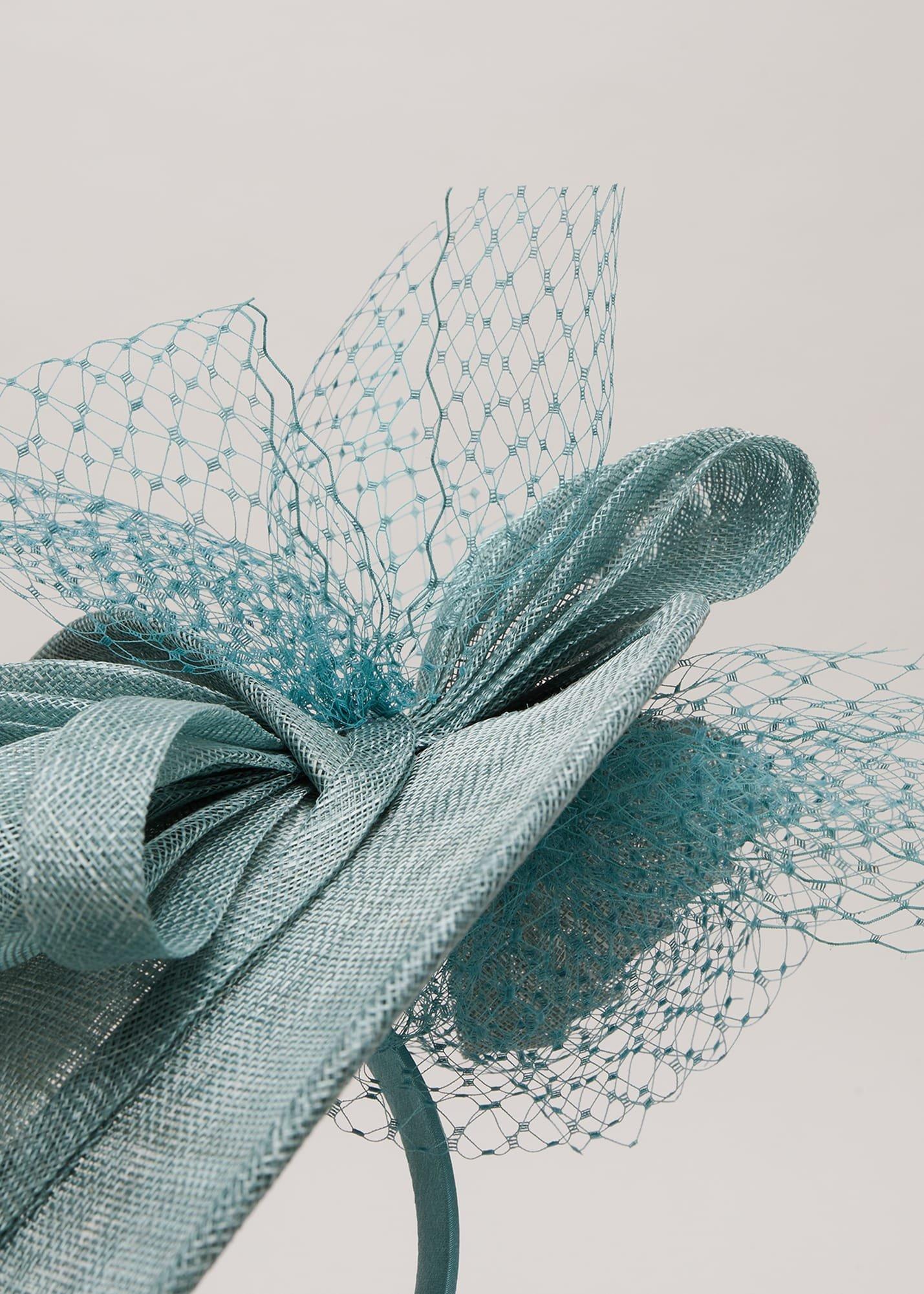 Bow Twist Back Disc Fascinator