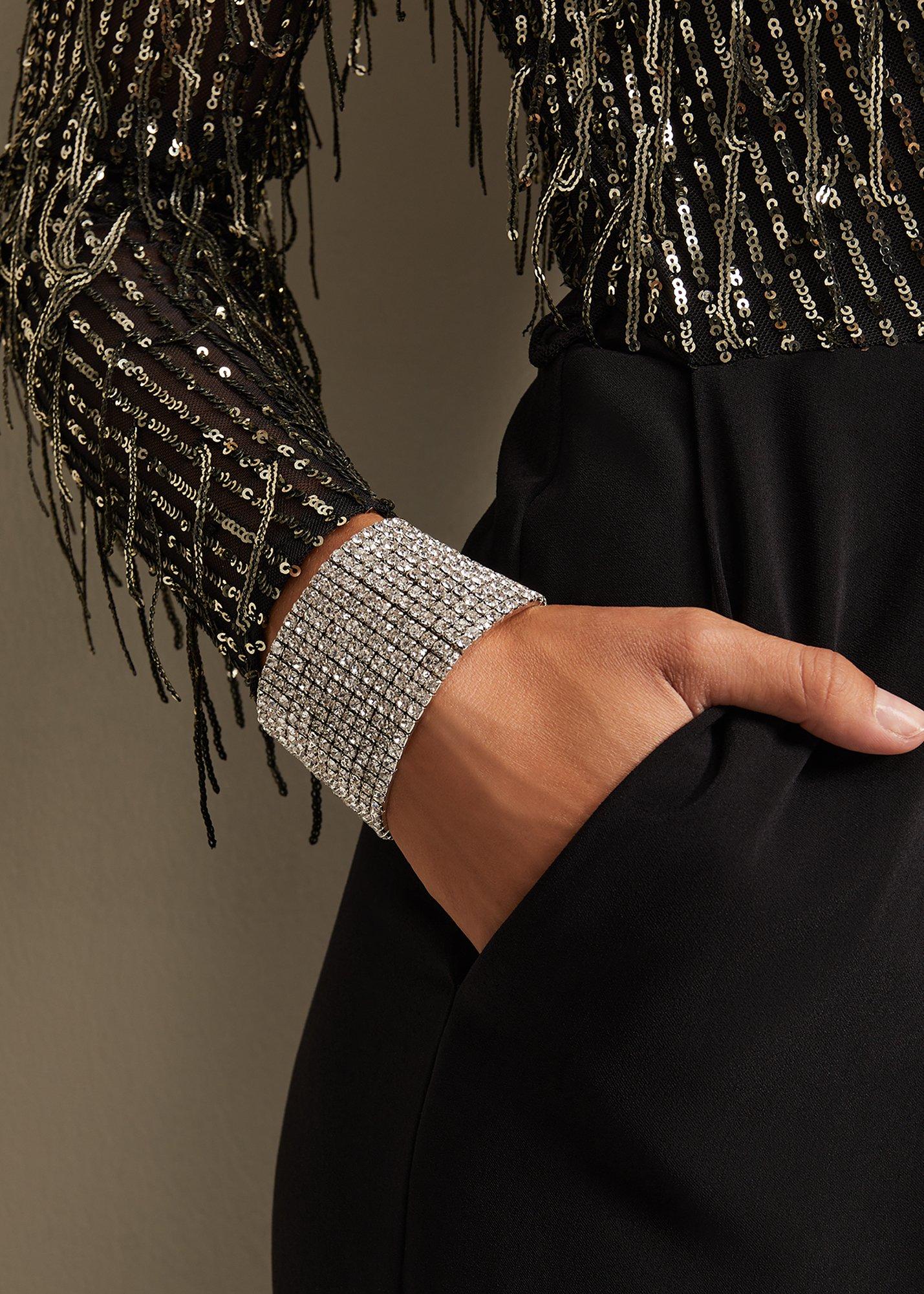 Wide Sparkle Bracelet