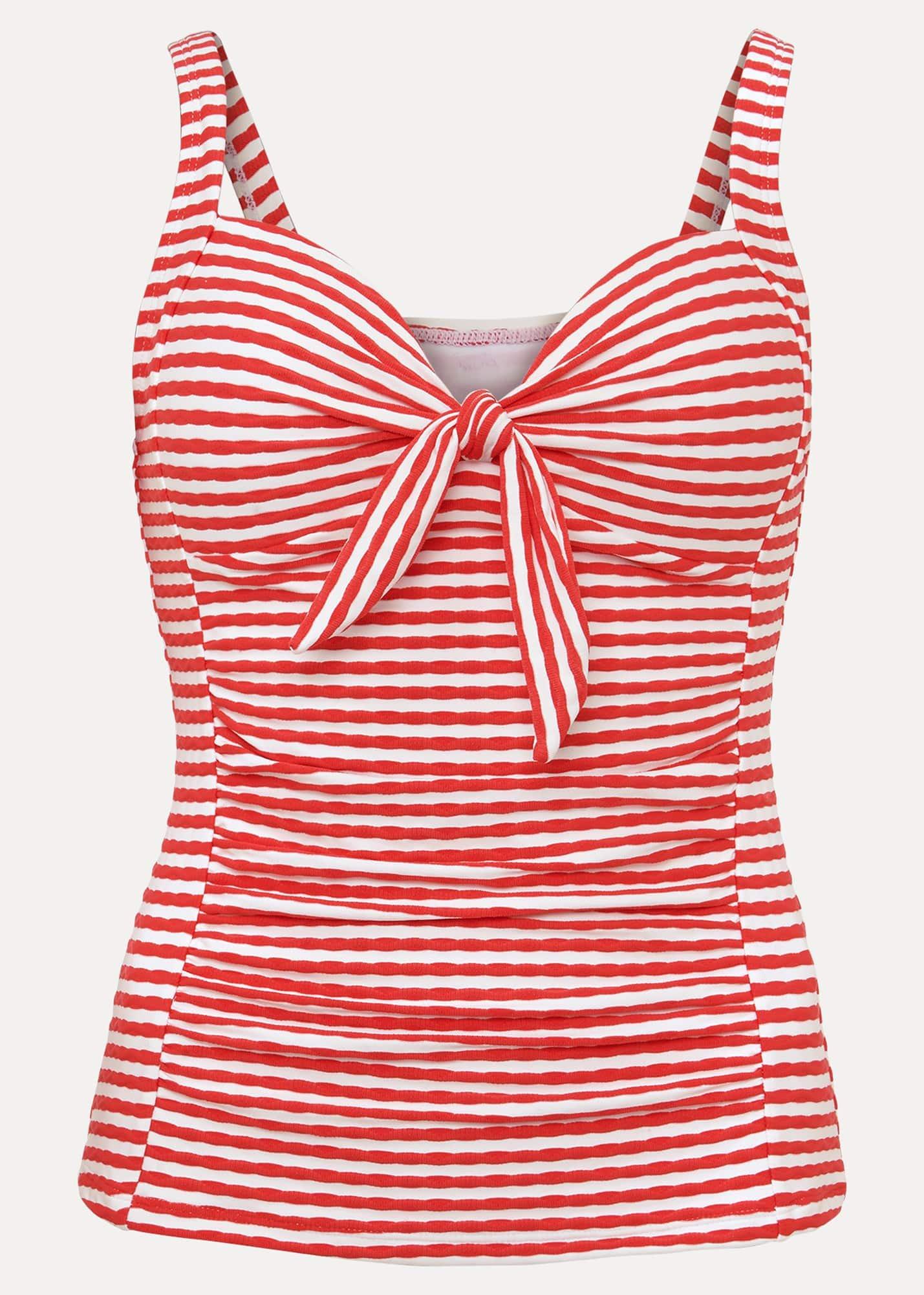 Stripe Tankini Top