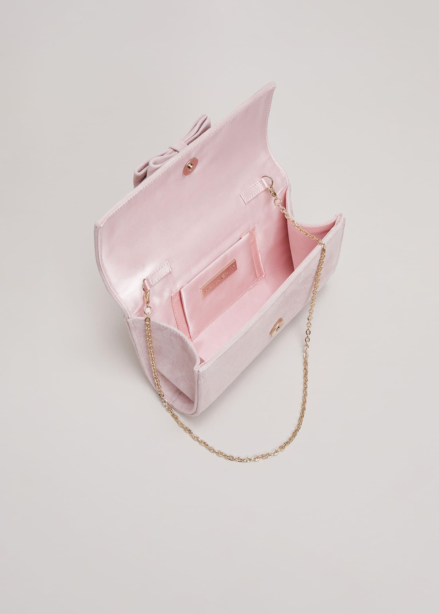 Bow Front Clutch Bag