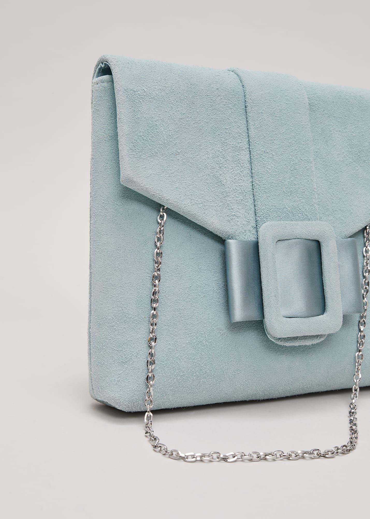 Buckle Front Clutch Bag