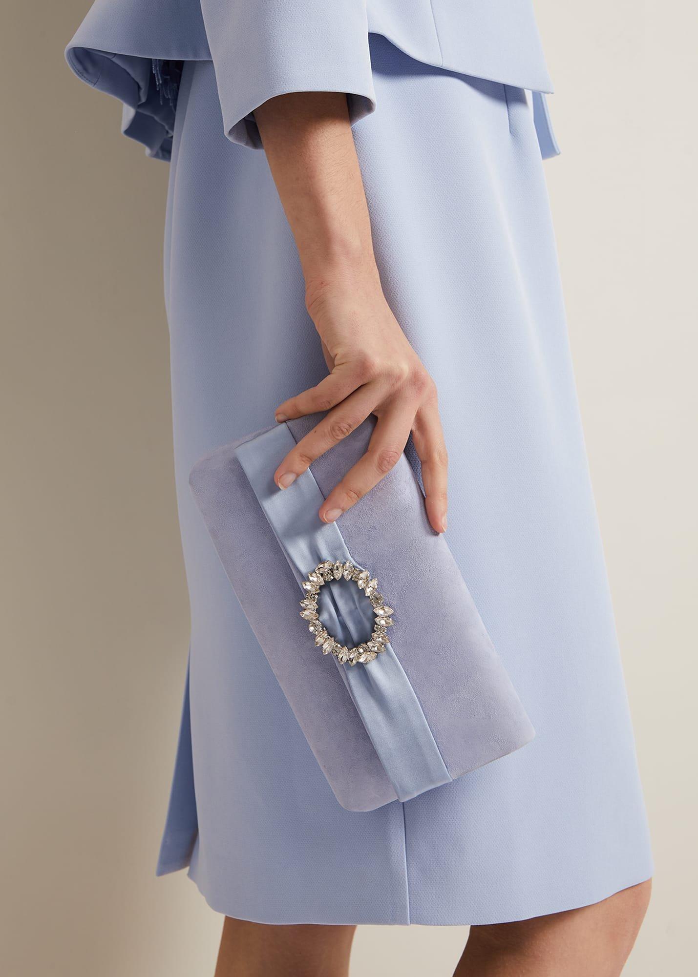 Embellished Slim Clutch Bag
