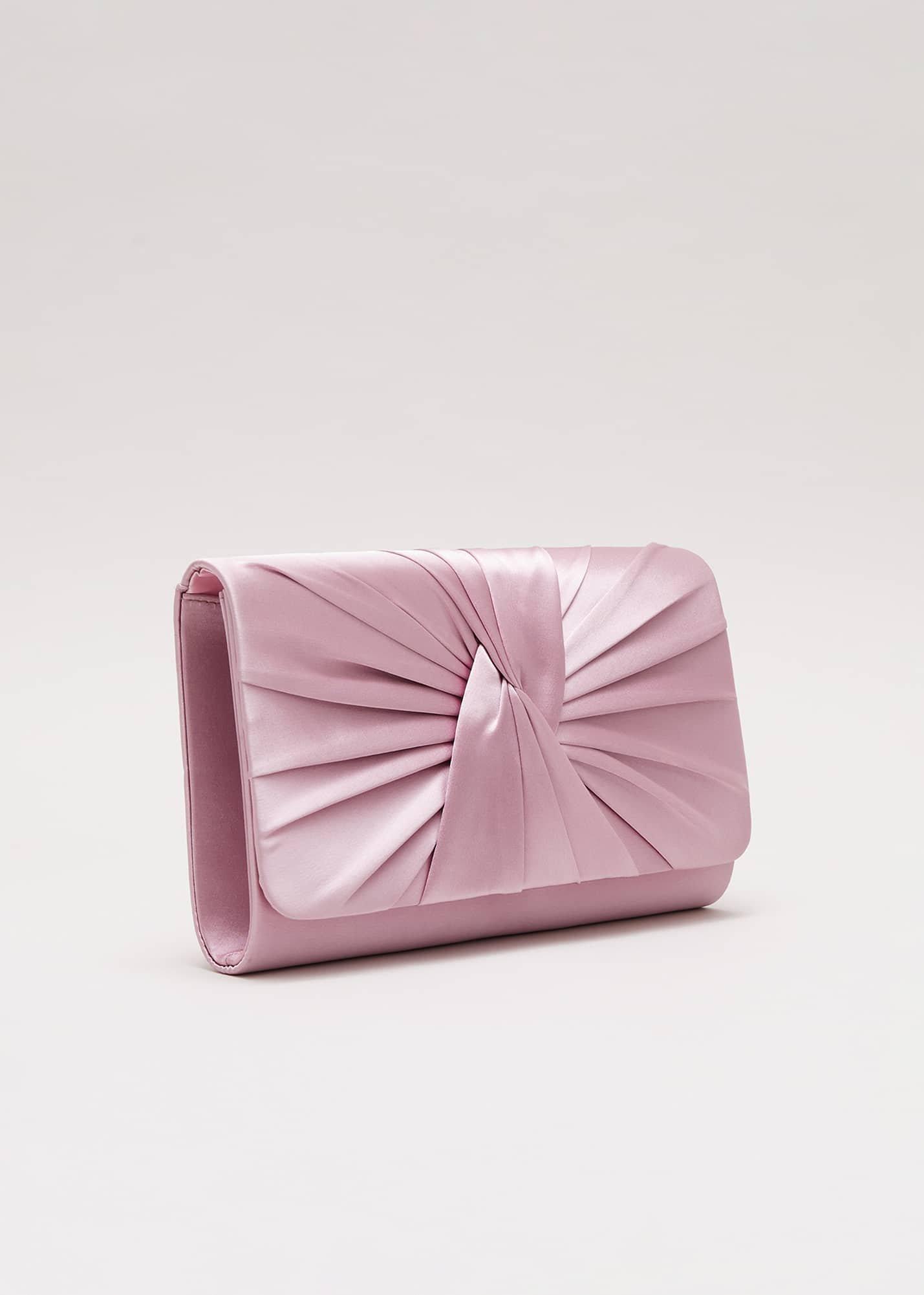 Satin Twist Clutch