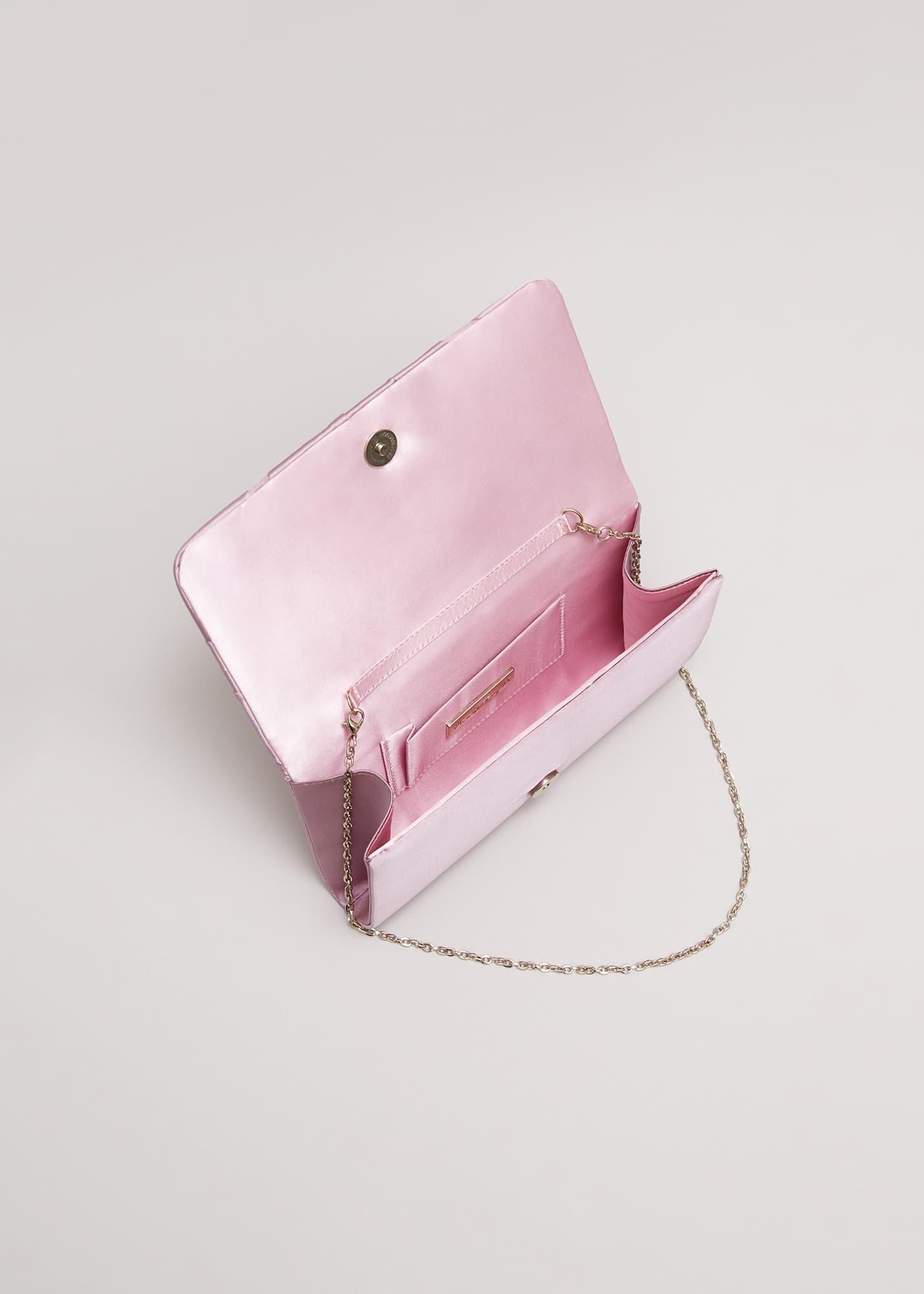 Satin Twist Clutch