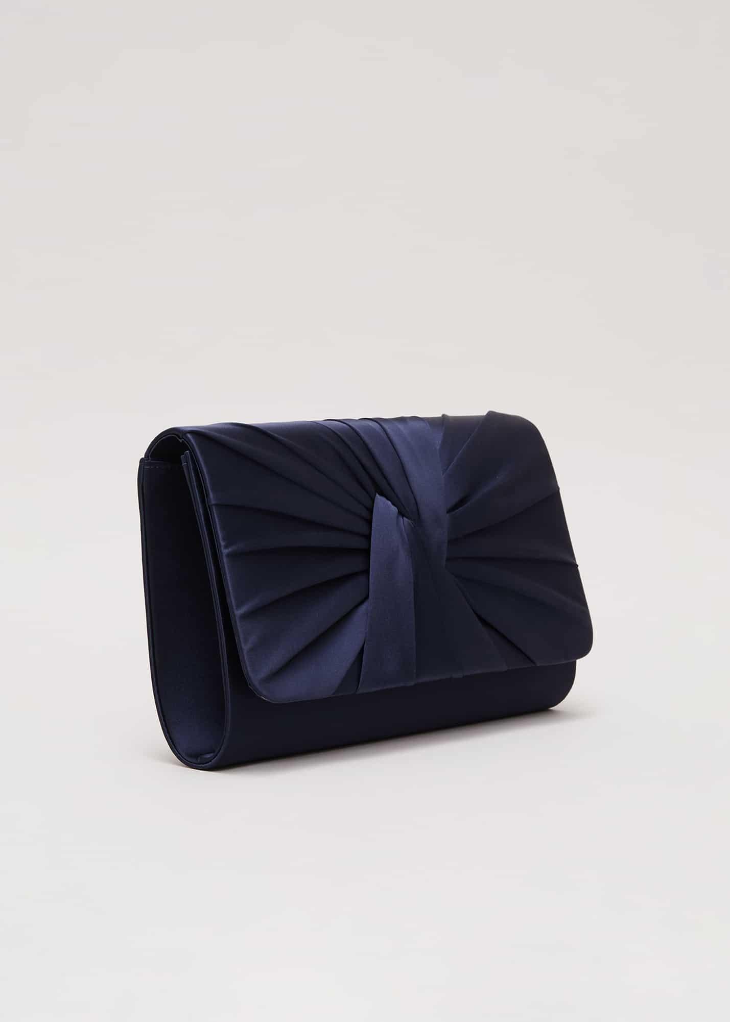 Satin Twist Clutch