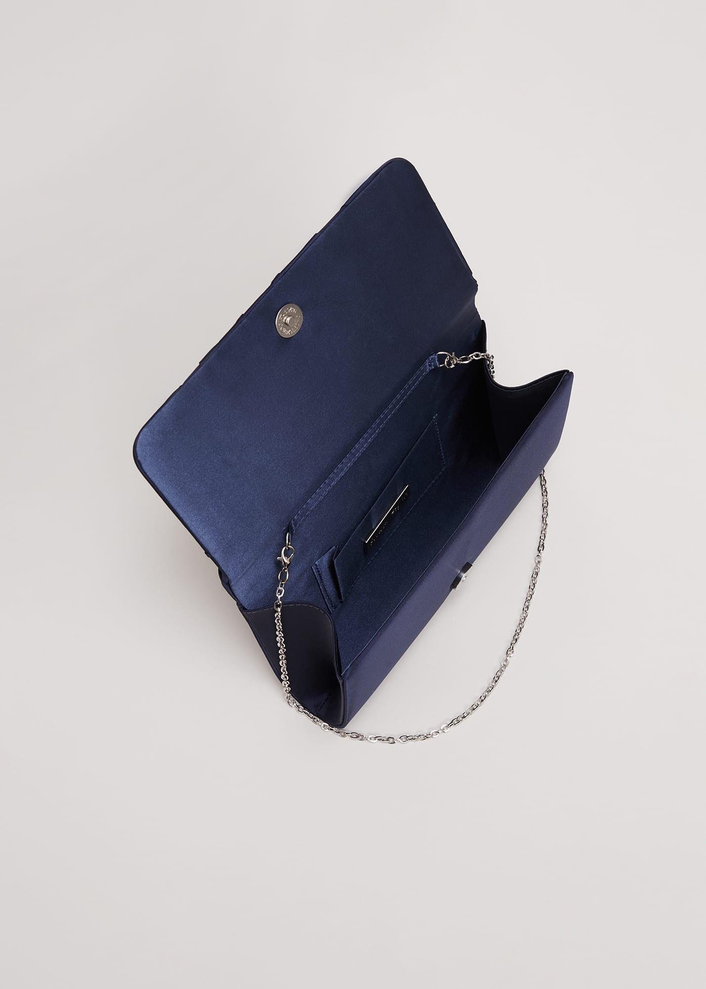 Satin Twist Clutch