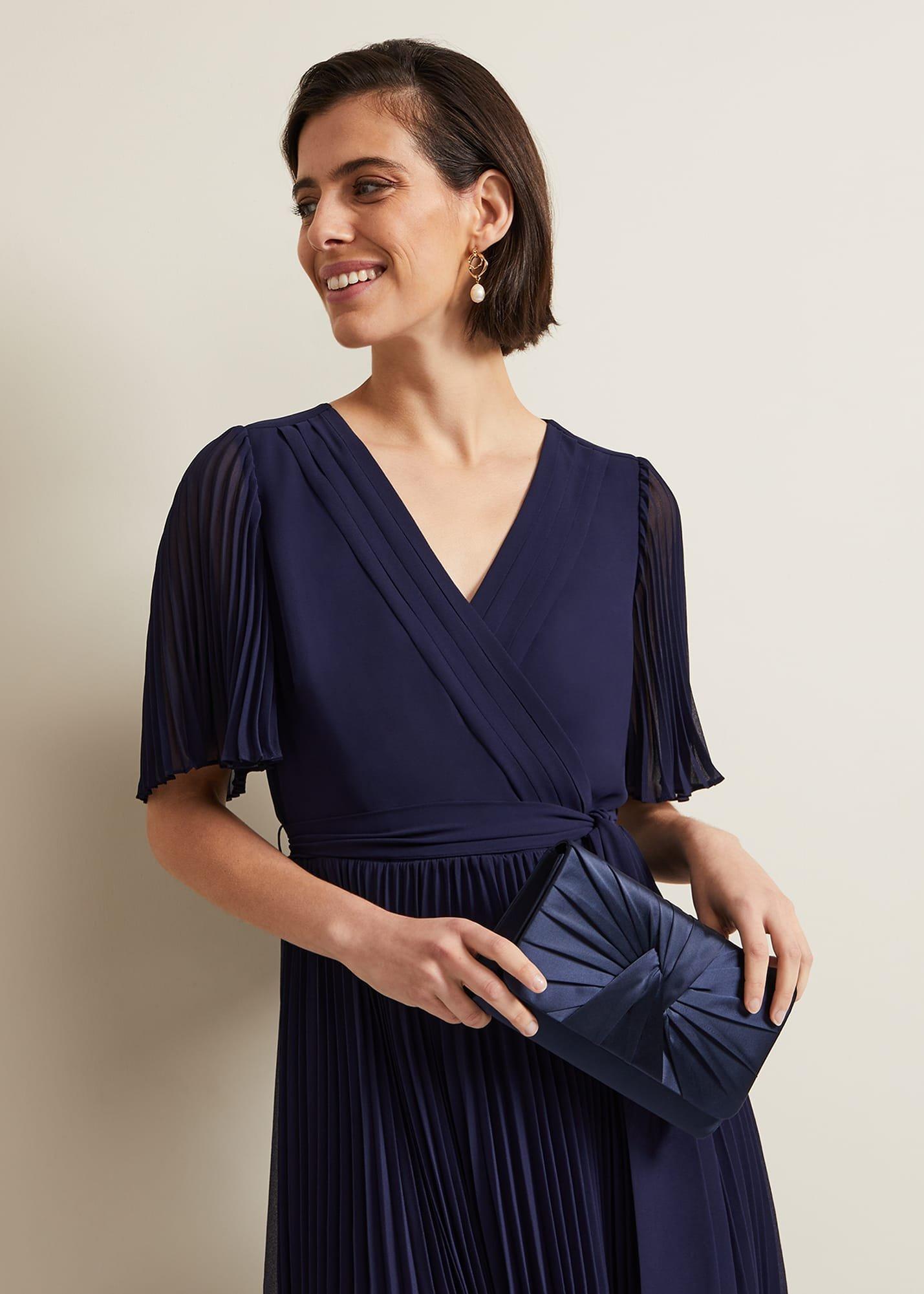 Satin Twist Clutch