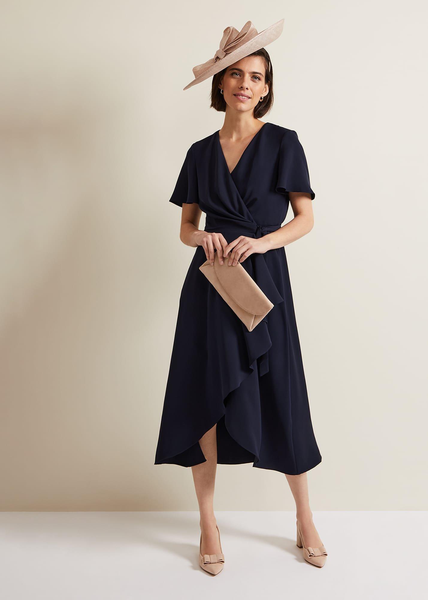 Suede Clutch Bag