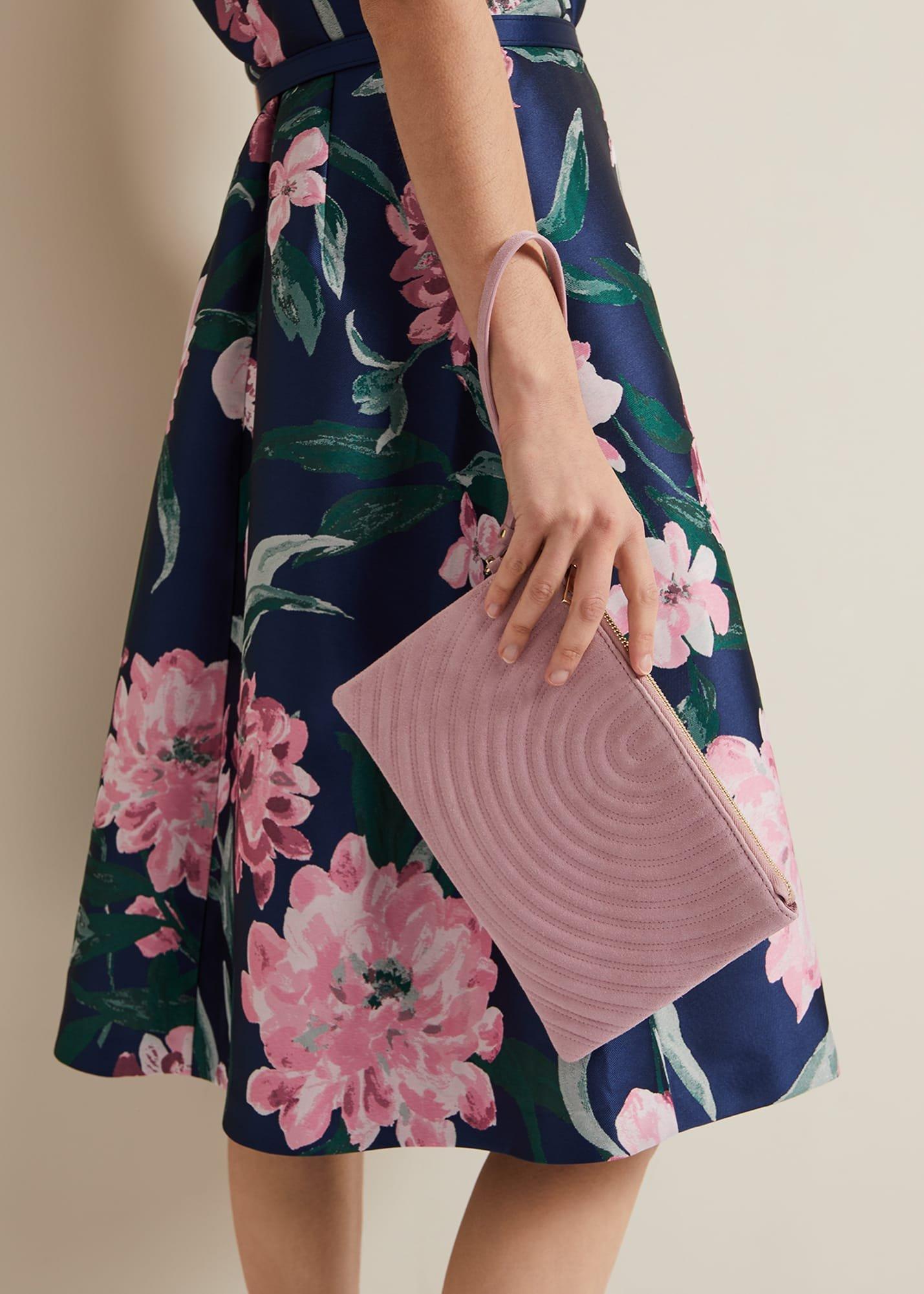 Stitch Detail Clutch Bag
