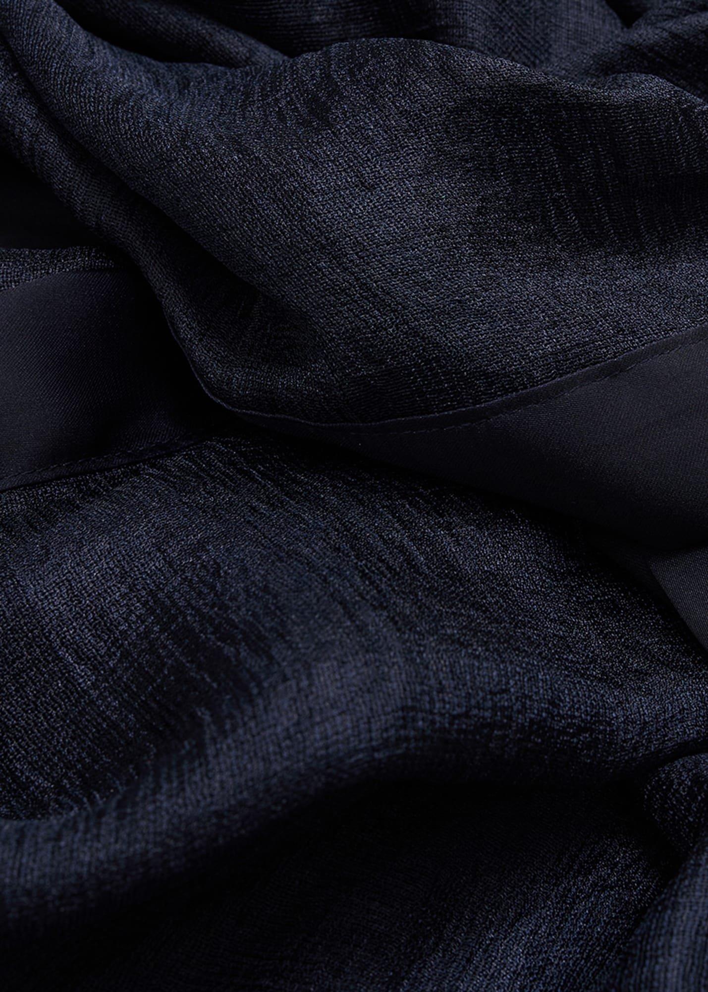 Satin Trim Scarf