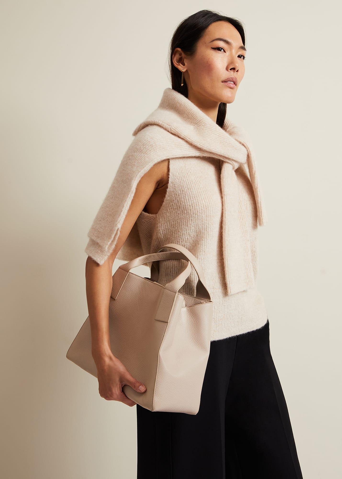 Large Leather Tote Bag