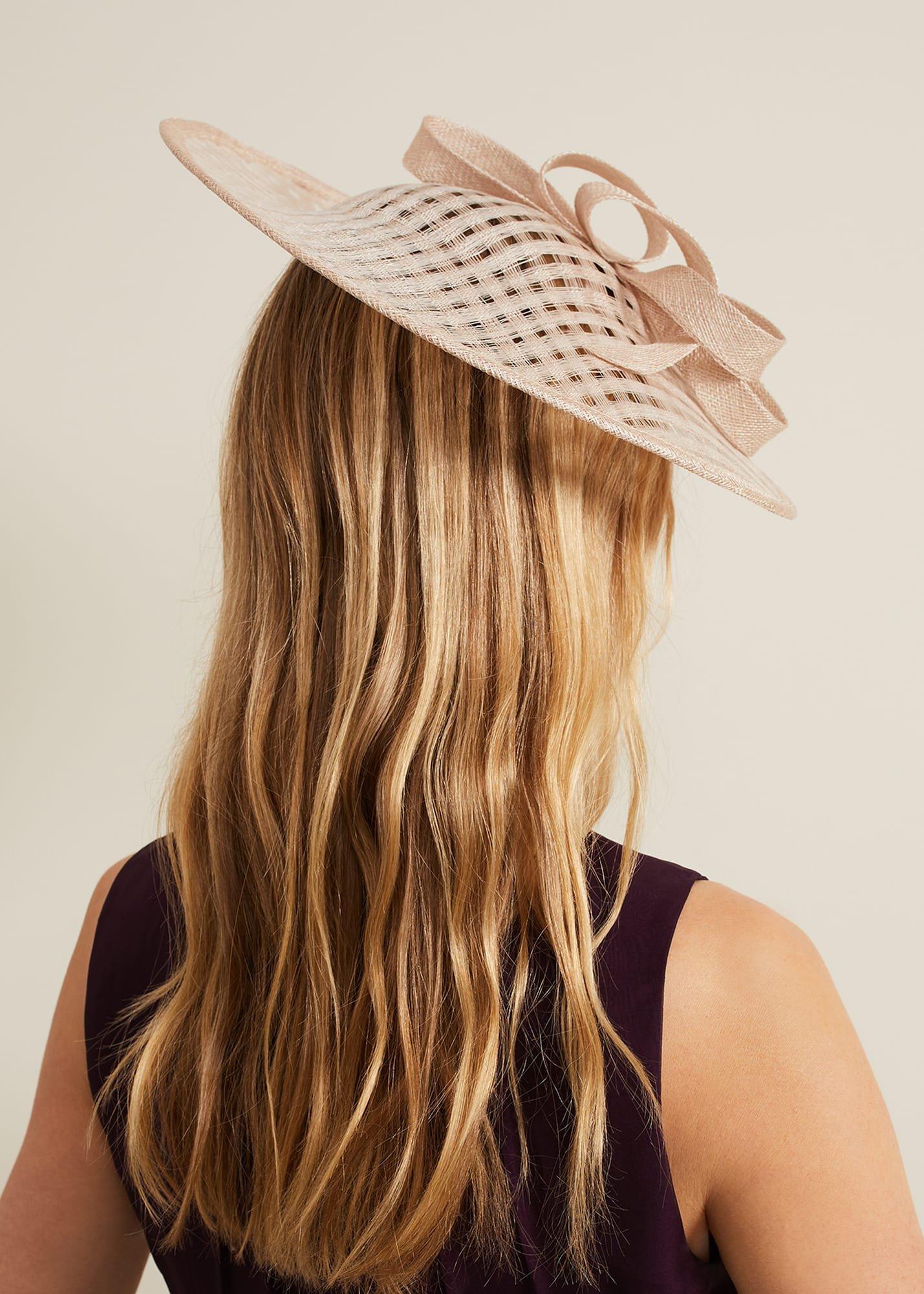 Windowpane Bow Disc Fascinator