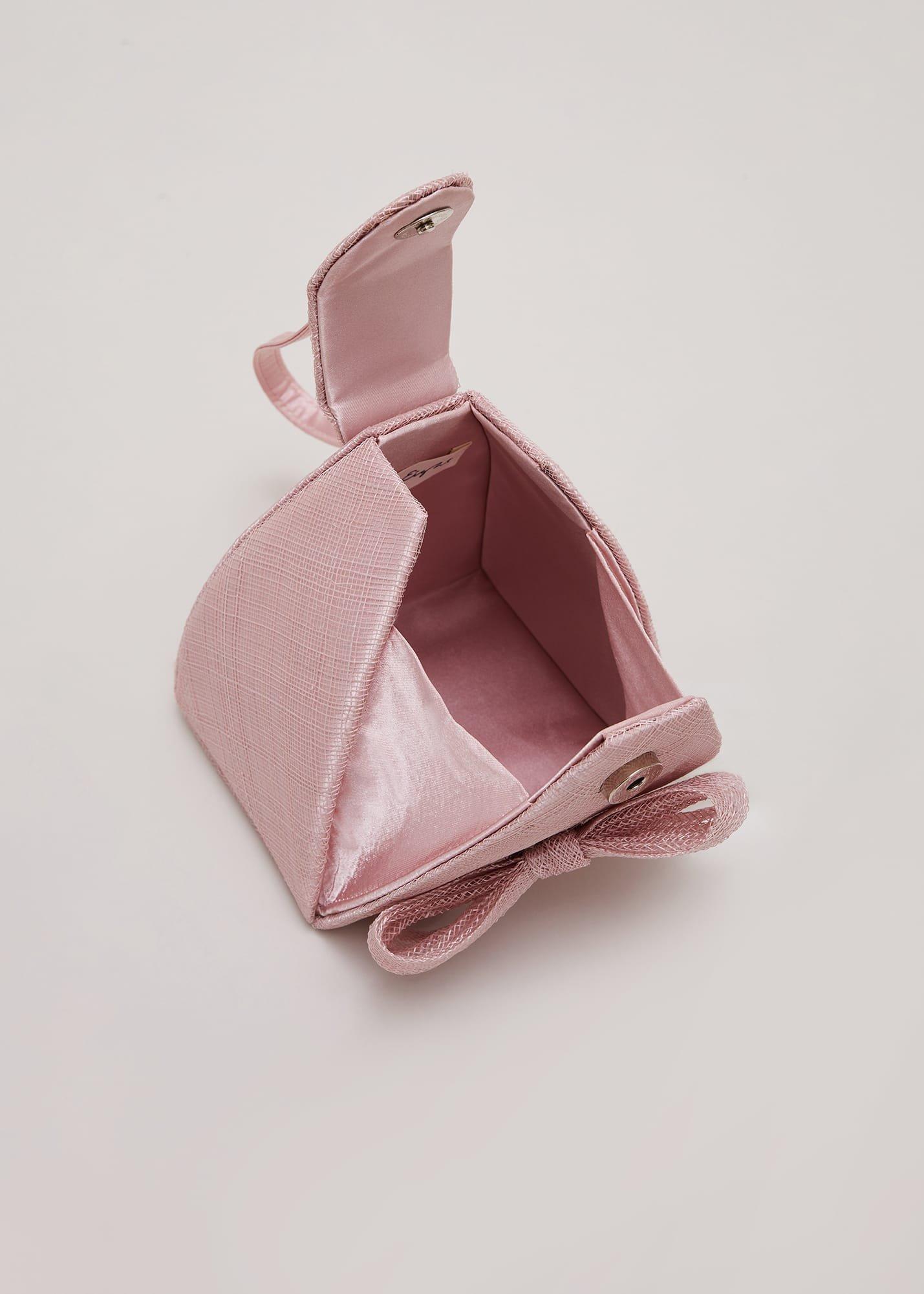 Bow Front Top Handle Bag