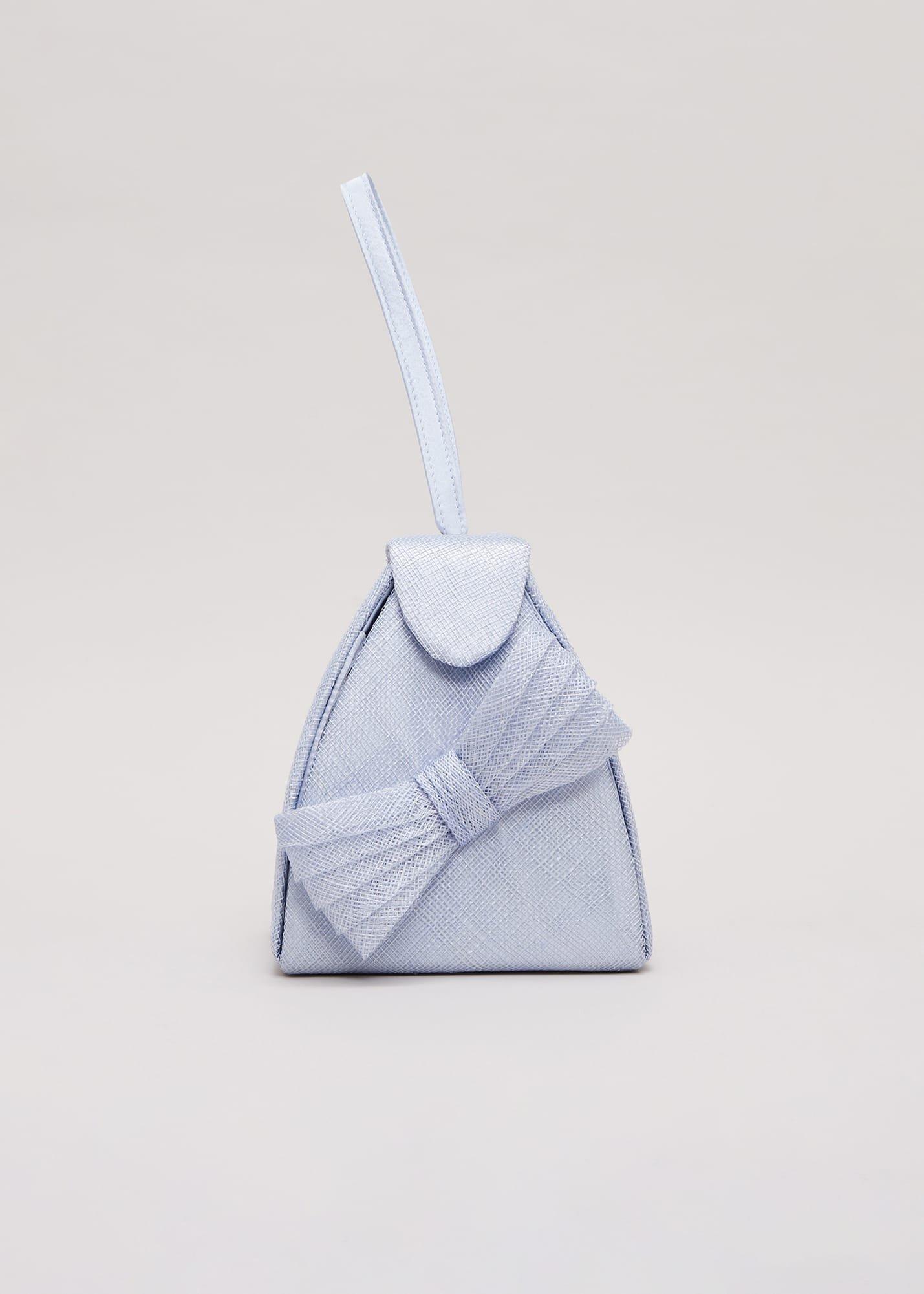 Bow Front Top Handle Bag