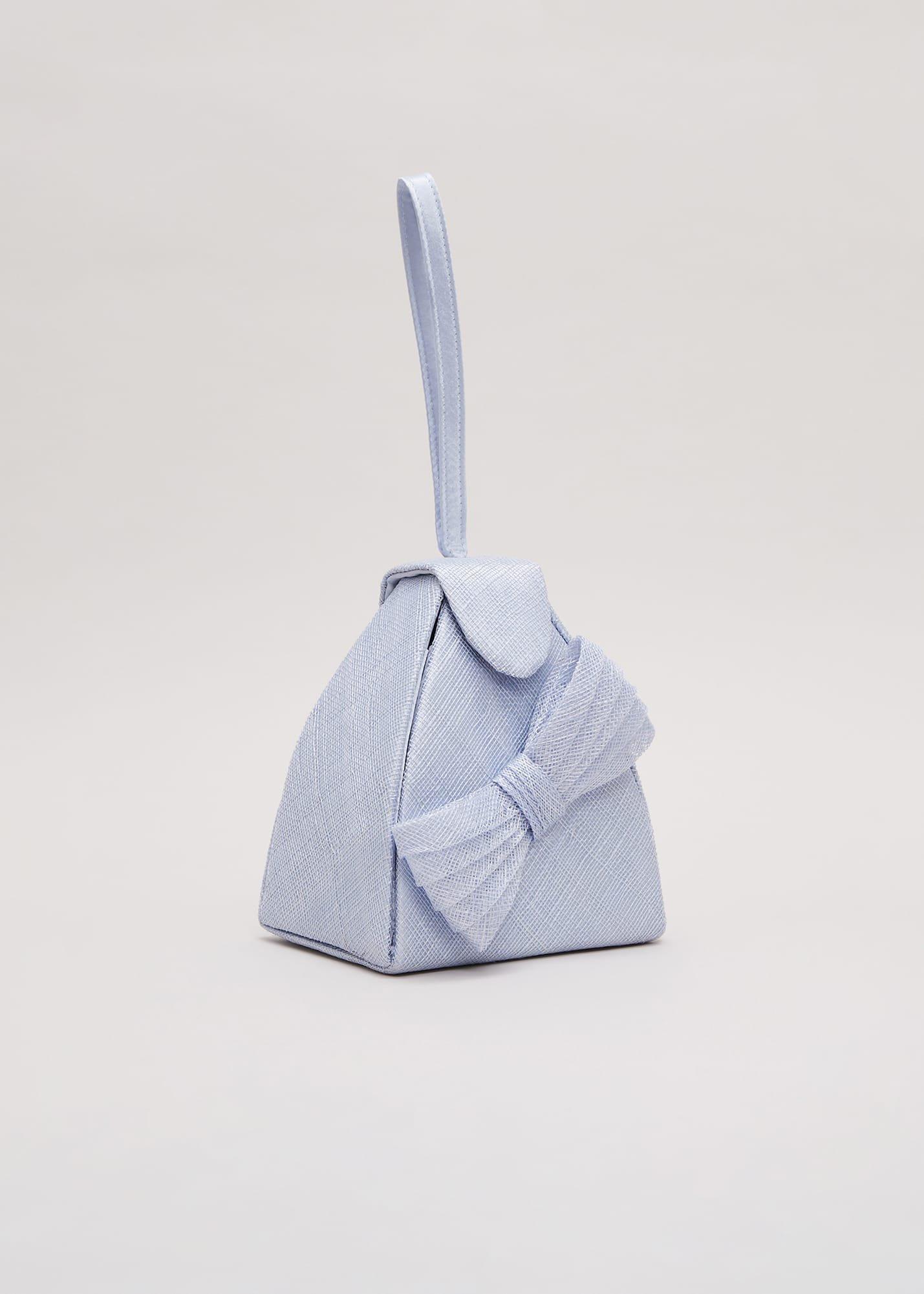 Bow Front Top Handle Bag