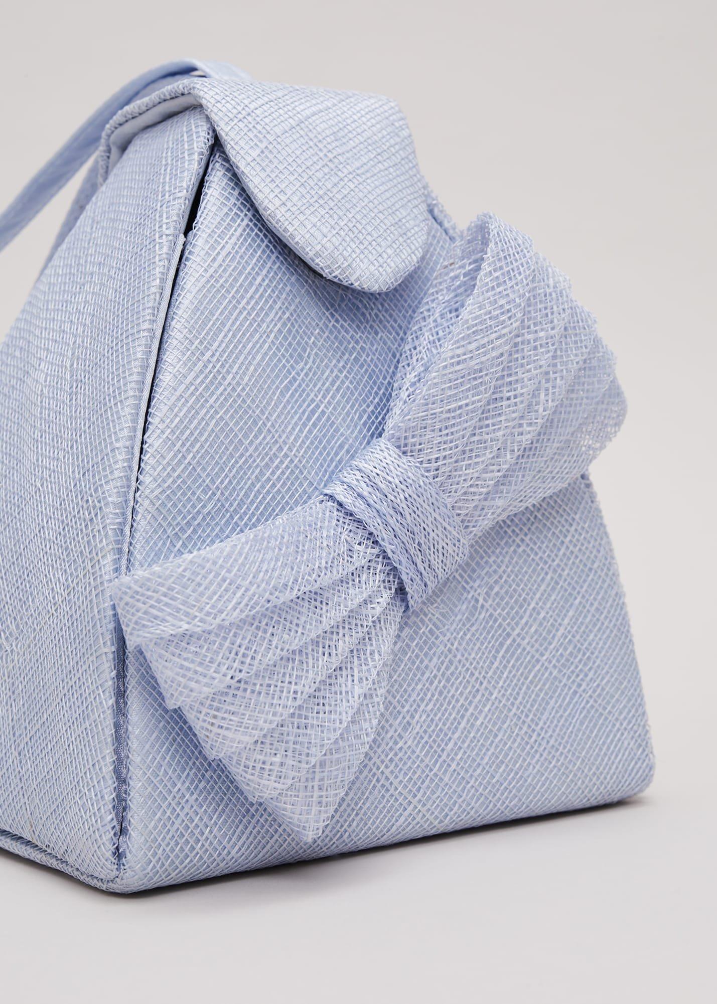 Bow Front Top Handle Bag