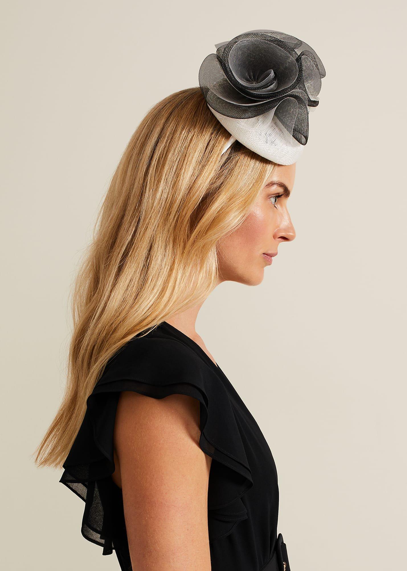 Ruffle Pillbox Fascinator