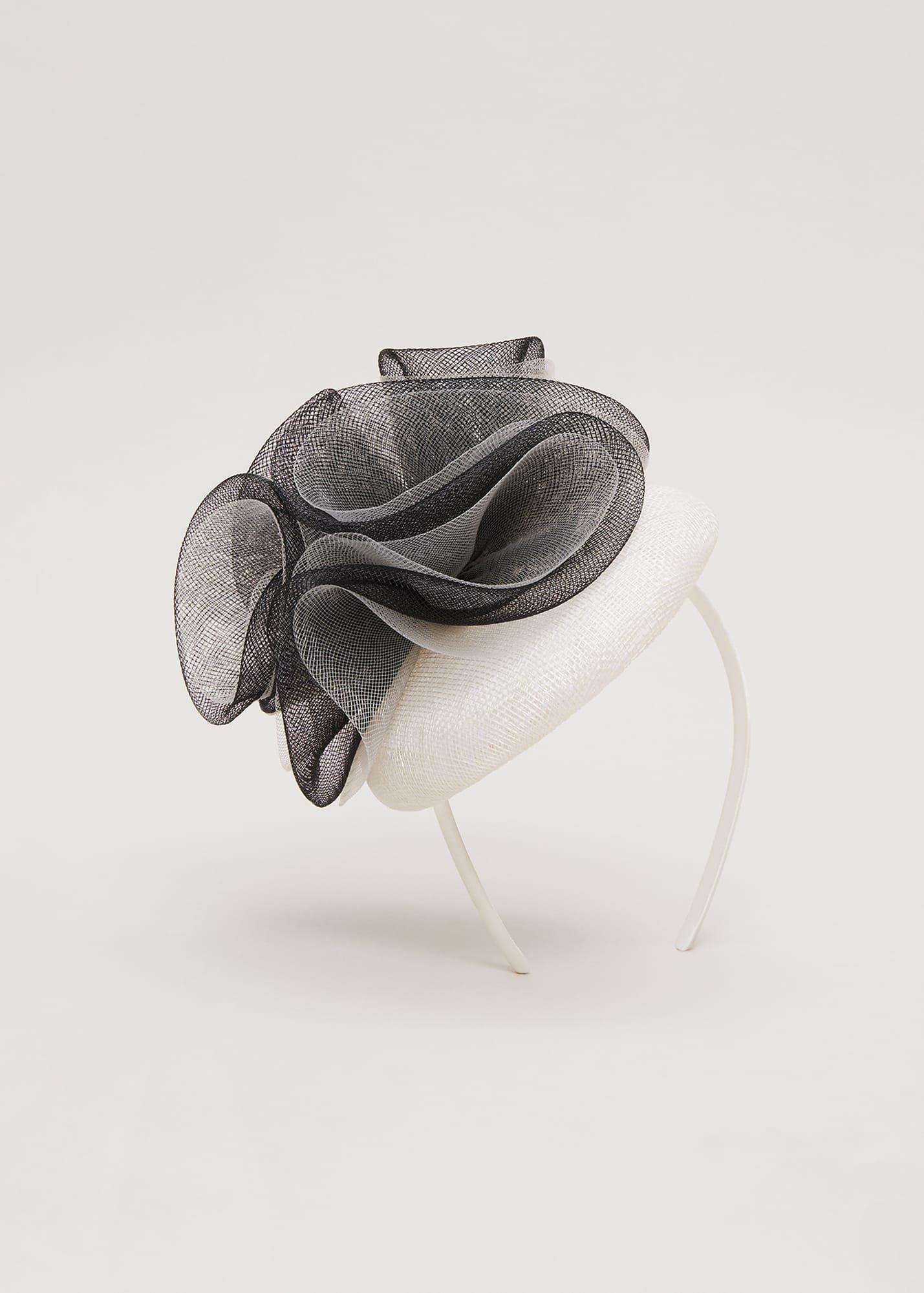Ruffle Pillbox Fascinator