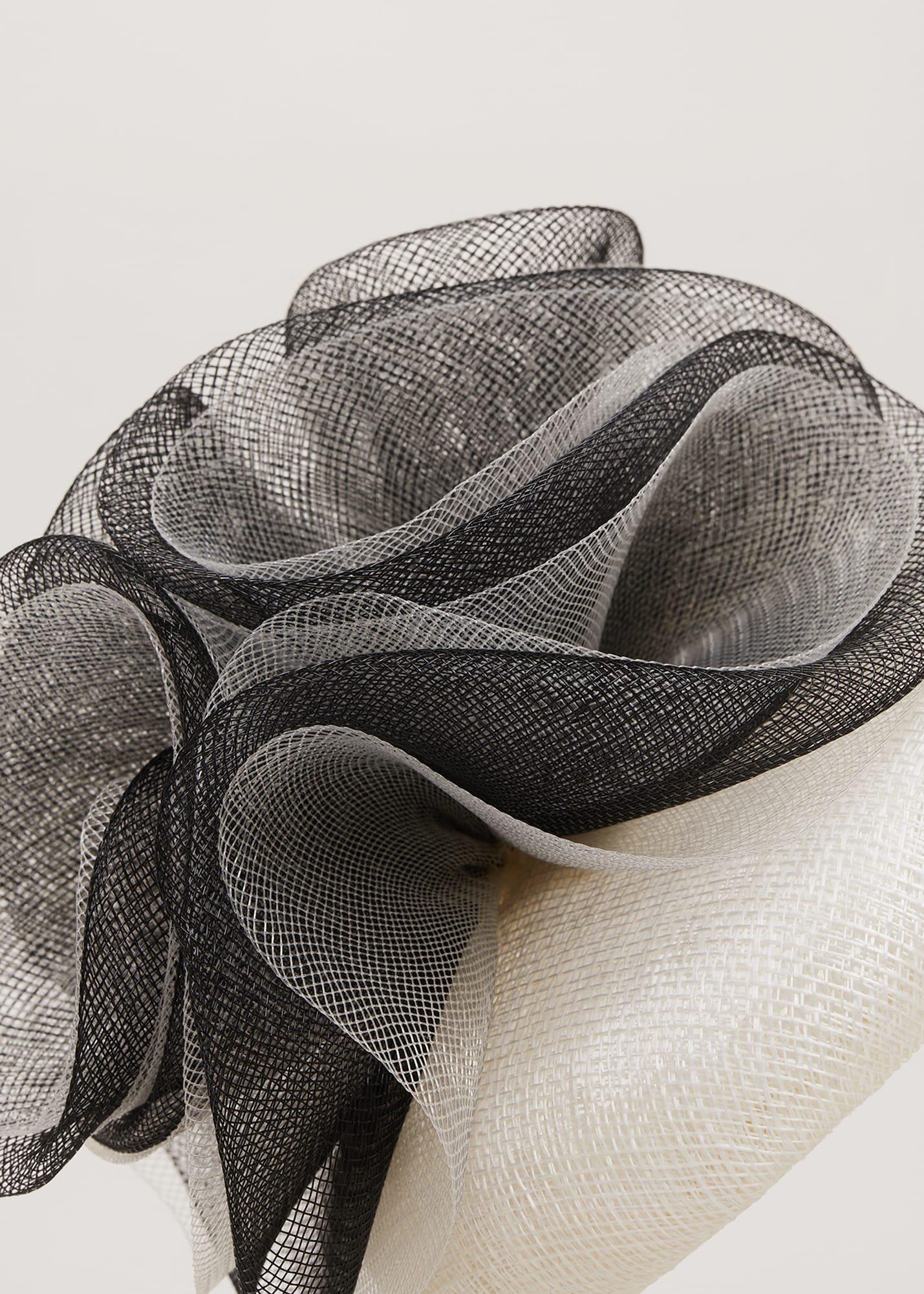 Ruffle Pillbox Fascinator