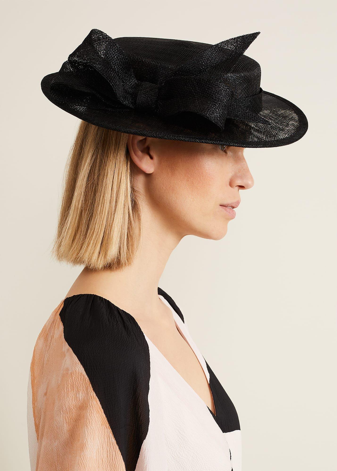 Mini Bow Boater Fascinator