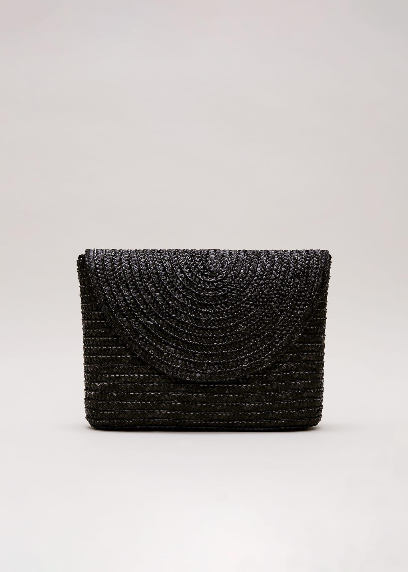 Oversized Straw Clutch Bag