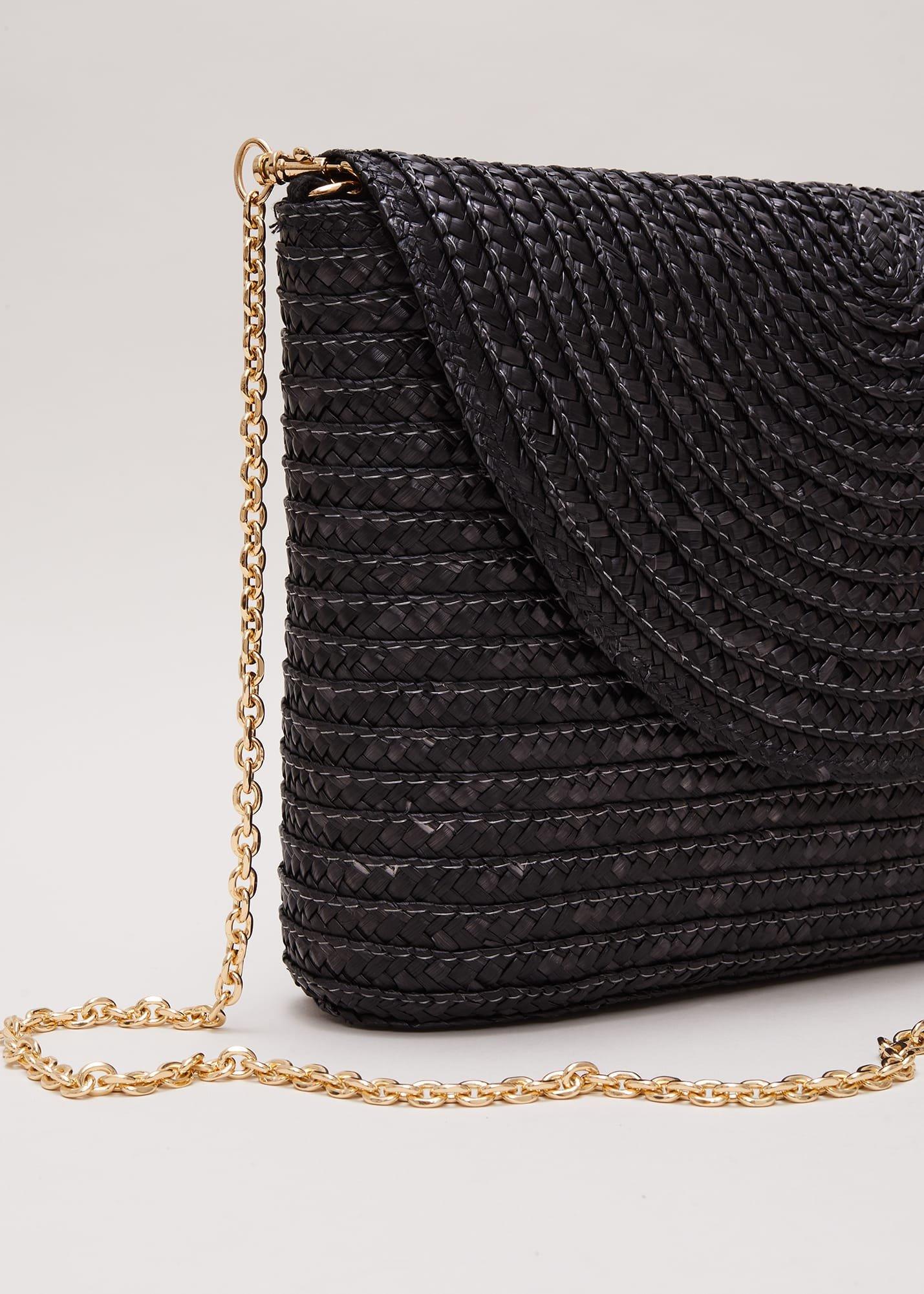 Oversized Straw Clutch Bag