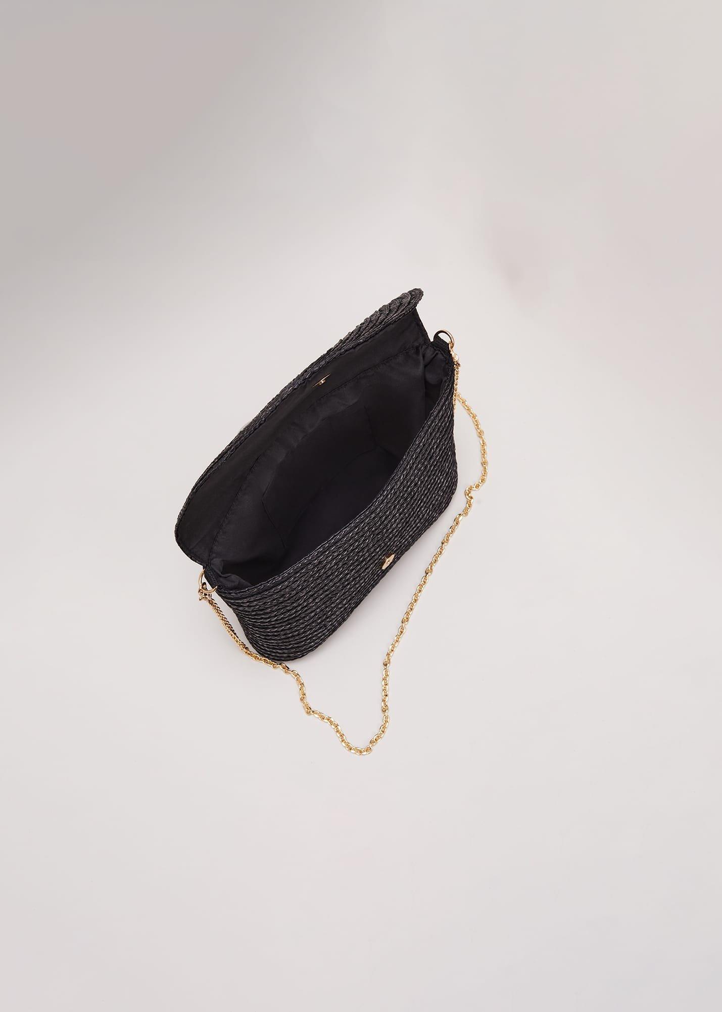 Oversized Straw Clutch Bag
