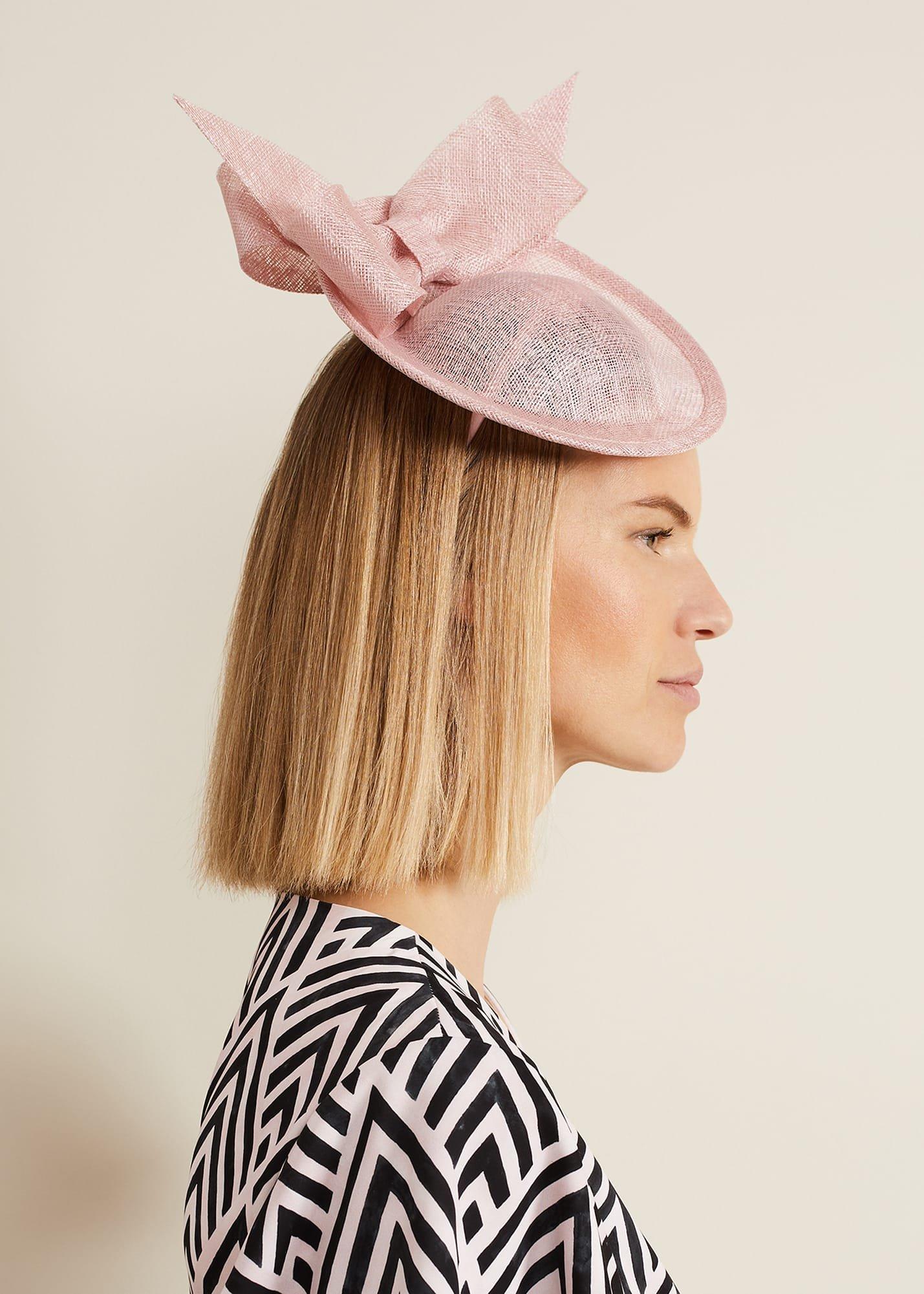 Double Bow Mini Disc Fascinator