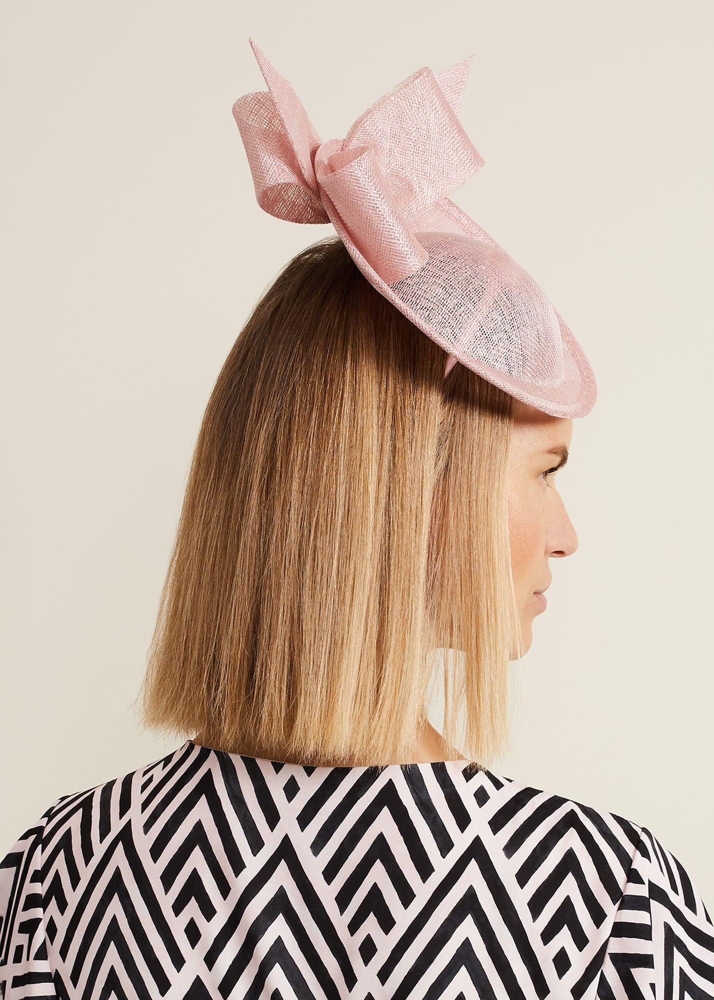 Double Bow Mini Disc Fascinator