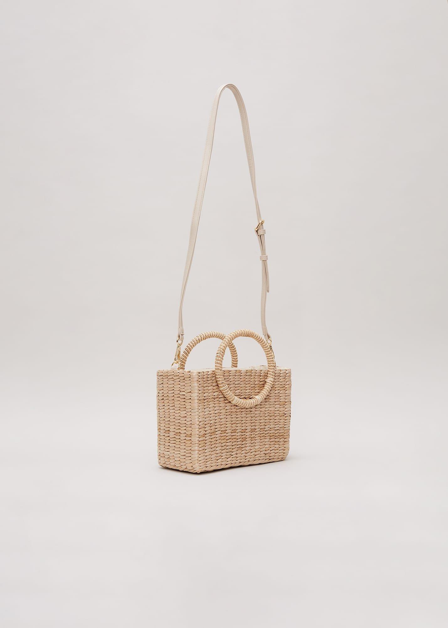 Mini Straw Tote Bag