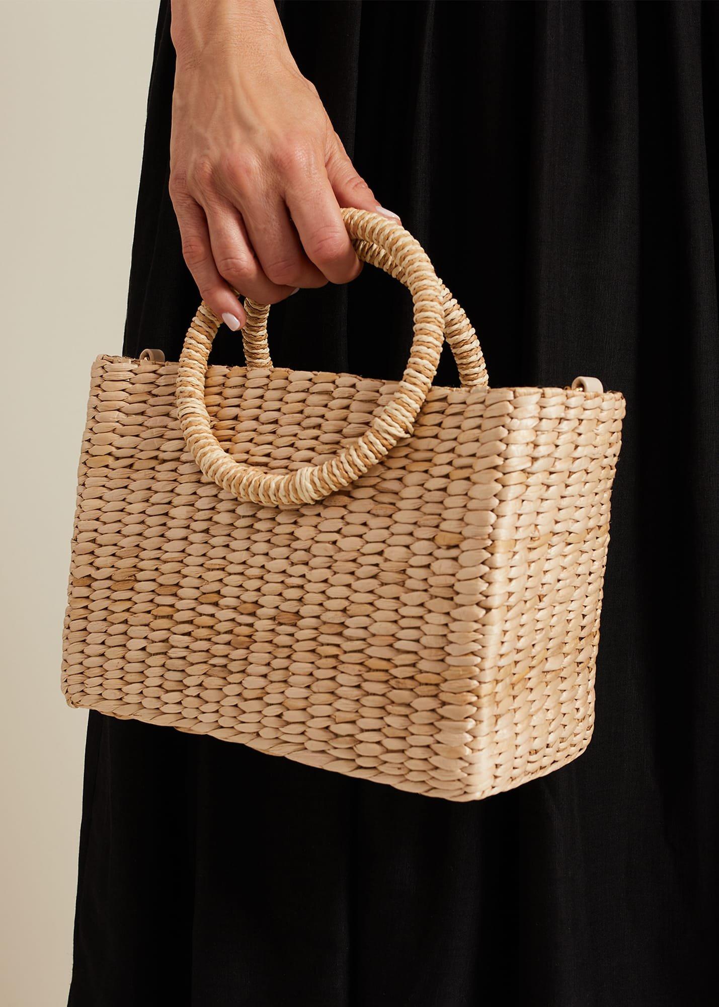 Mini Straw Tote Bag