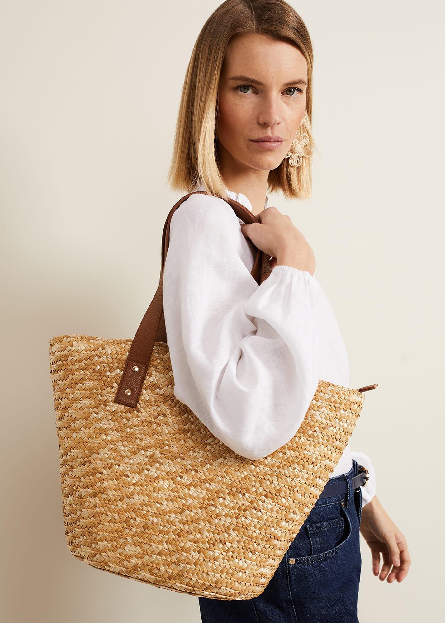 Straw Shoulder Bag