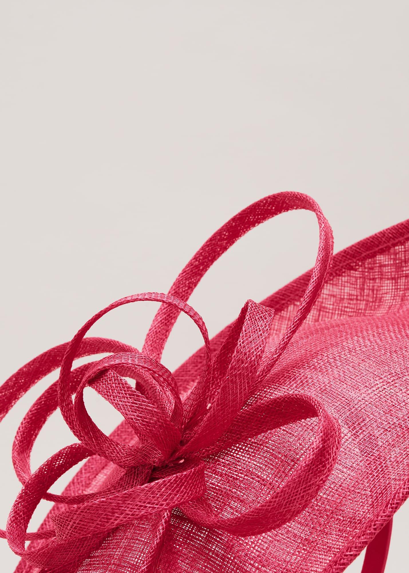 Pink Triple Twist Midi Disc Fascinator