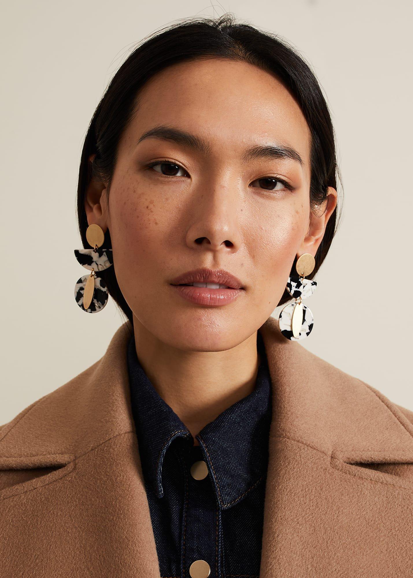 Resin Shape Drop Earring