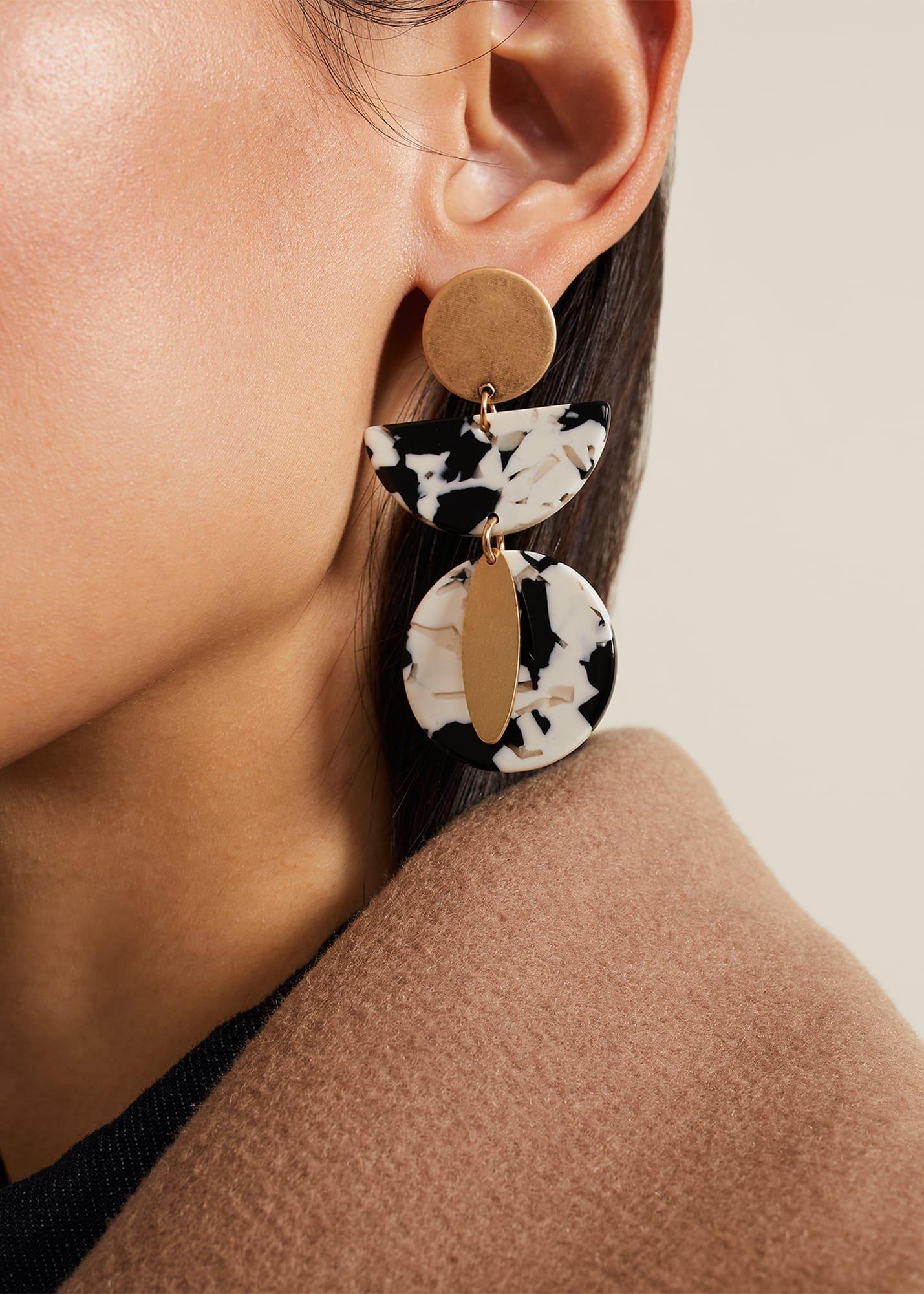 Resin Shape Drop Earring