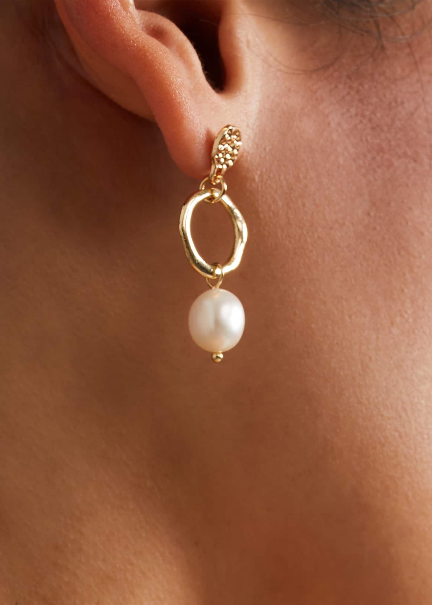 Mini Pearl Drop Earrings