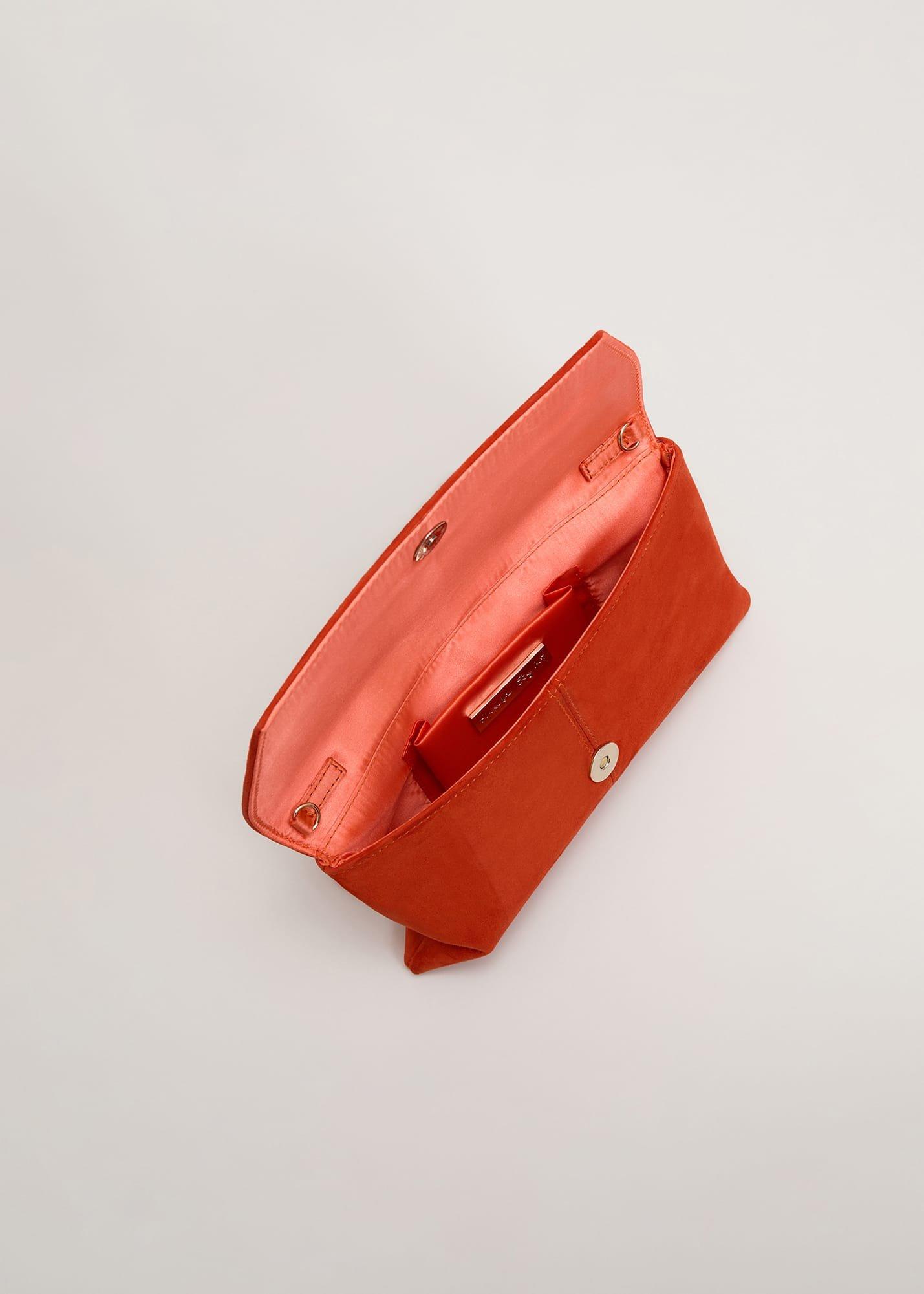 Square Suede Clutch