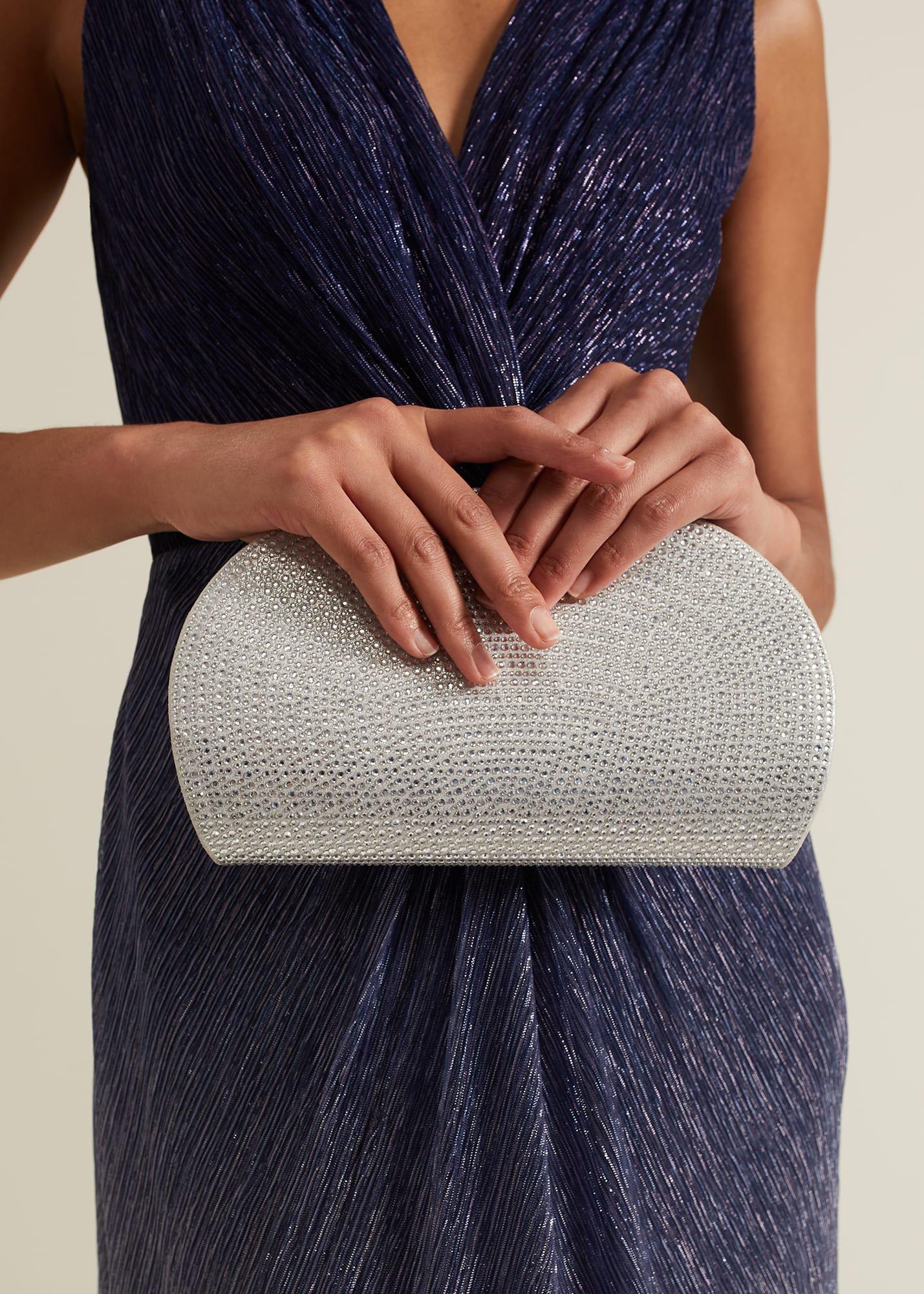 Embellished Semi Circle Bag
