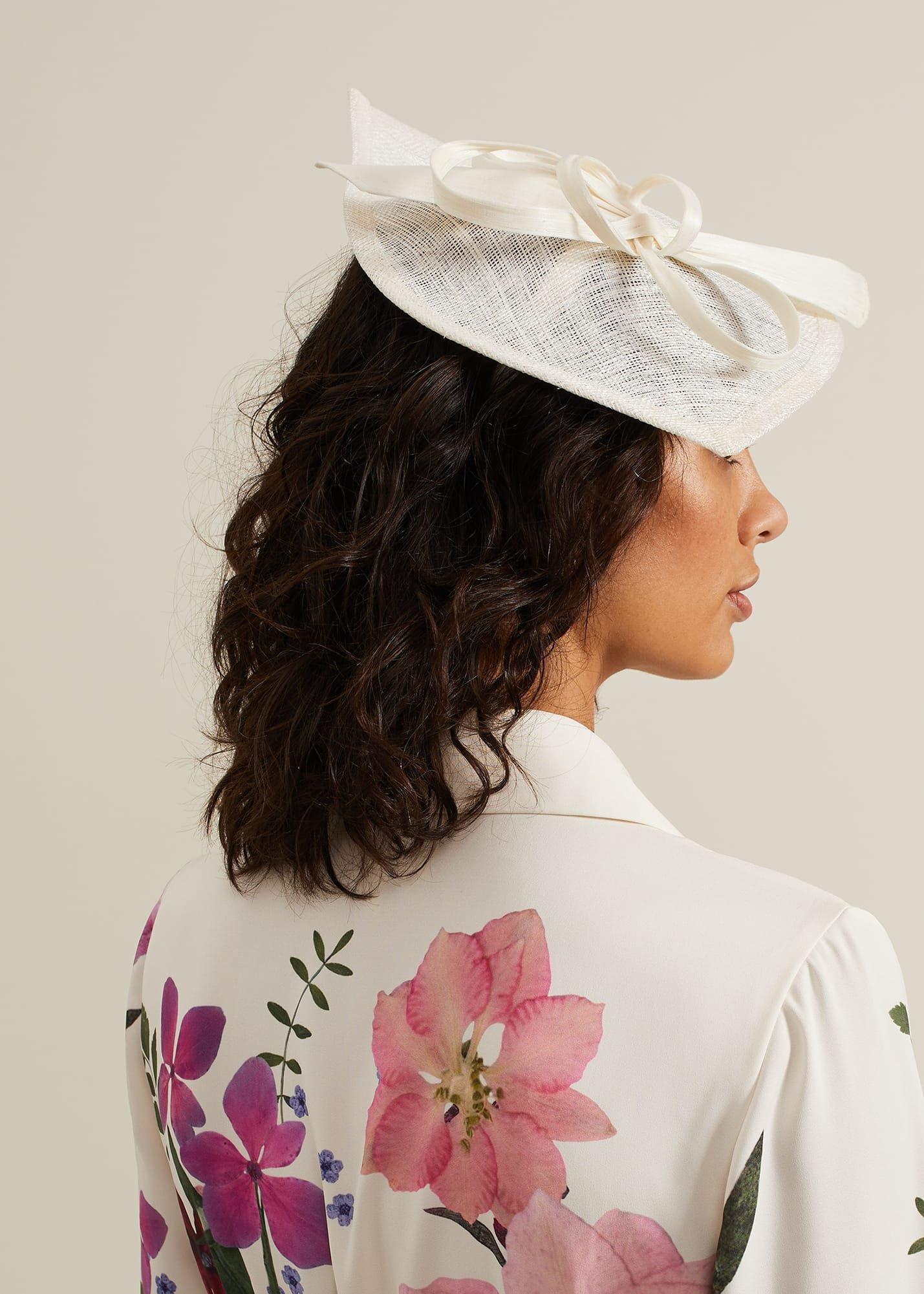 Silk Bow Twist Disc Fascinator