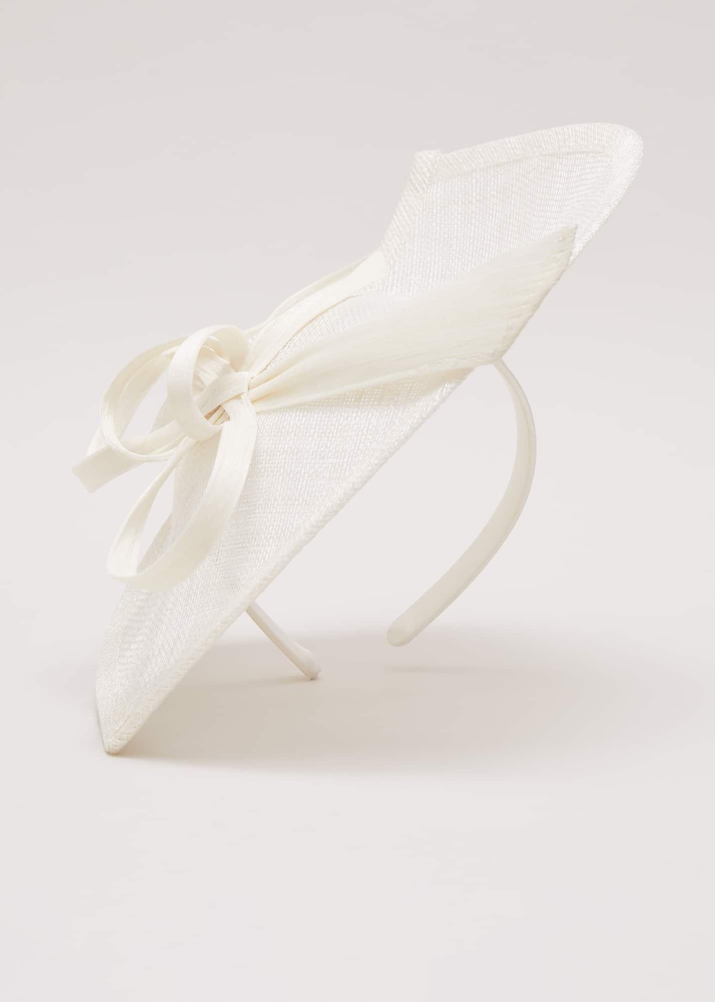 Silk Bow Twist Disc Fascinator