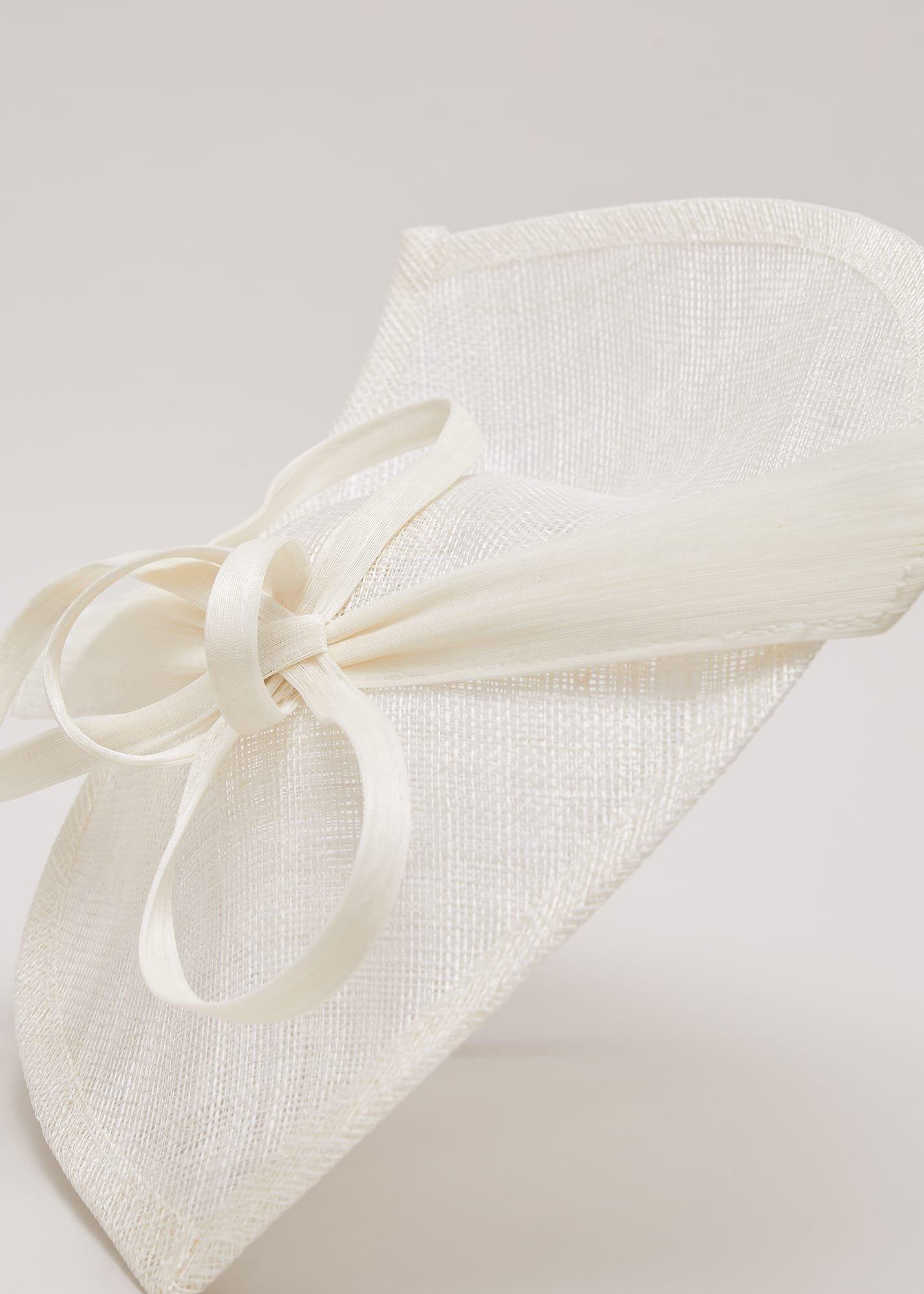 Silk Bow Twist Disc Fascinator