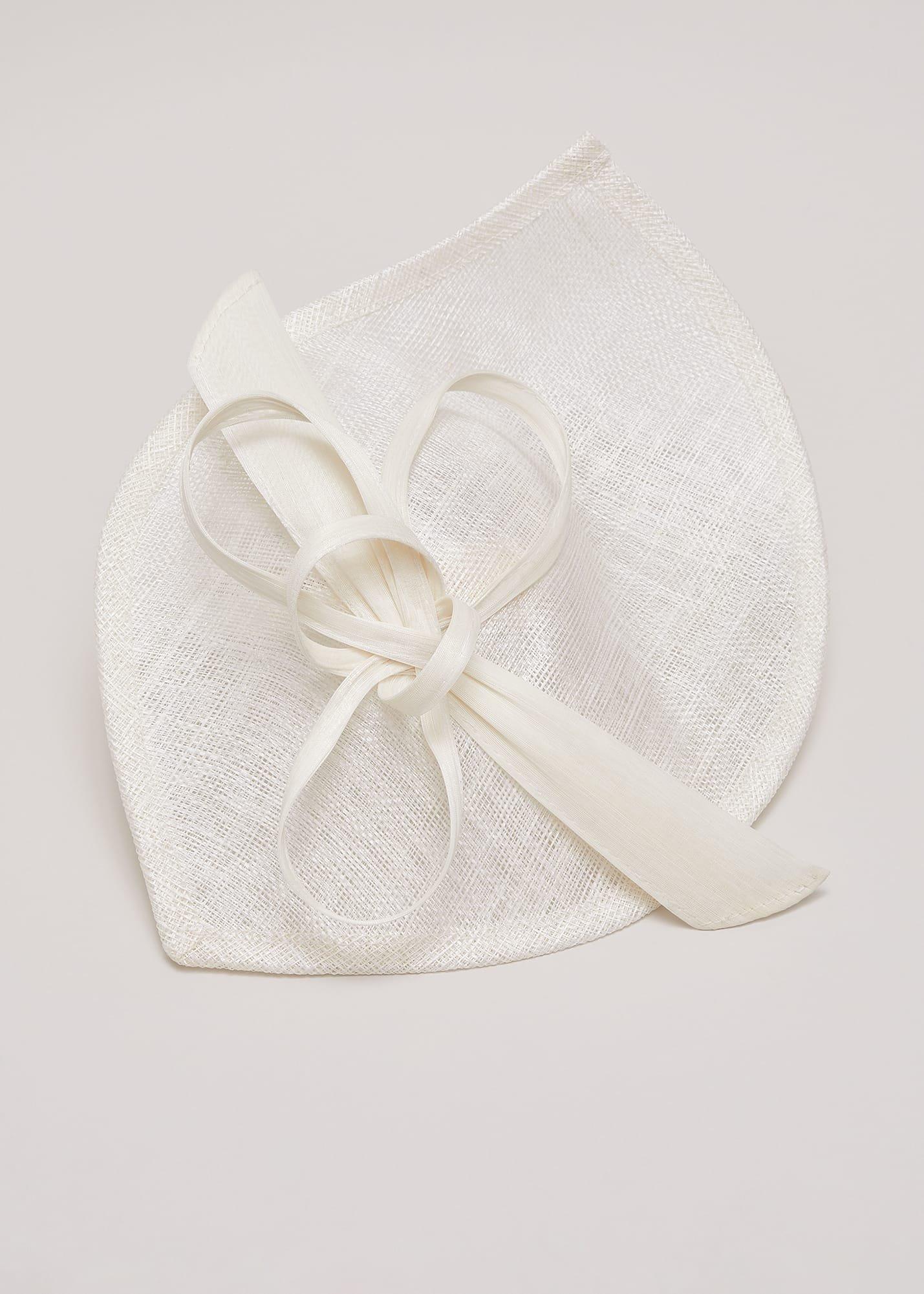 Silk Bow Twist Disc Fascinator